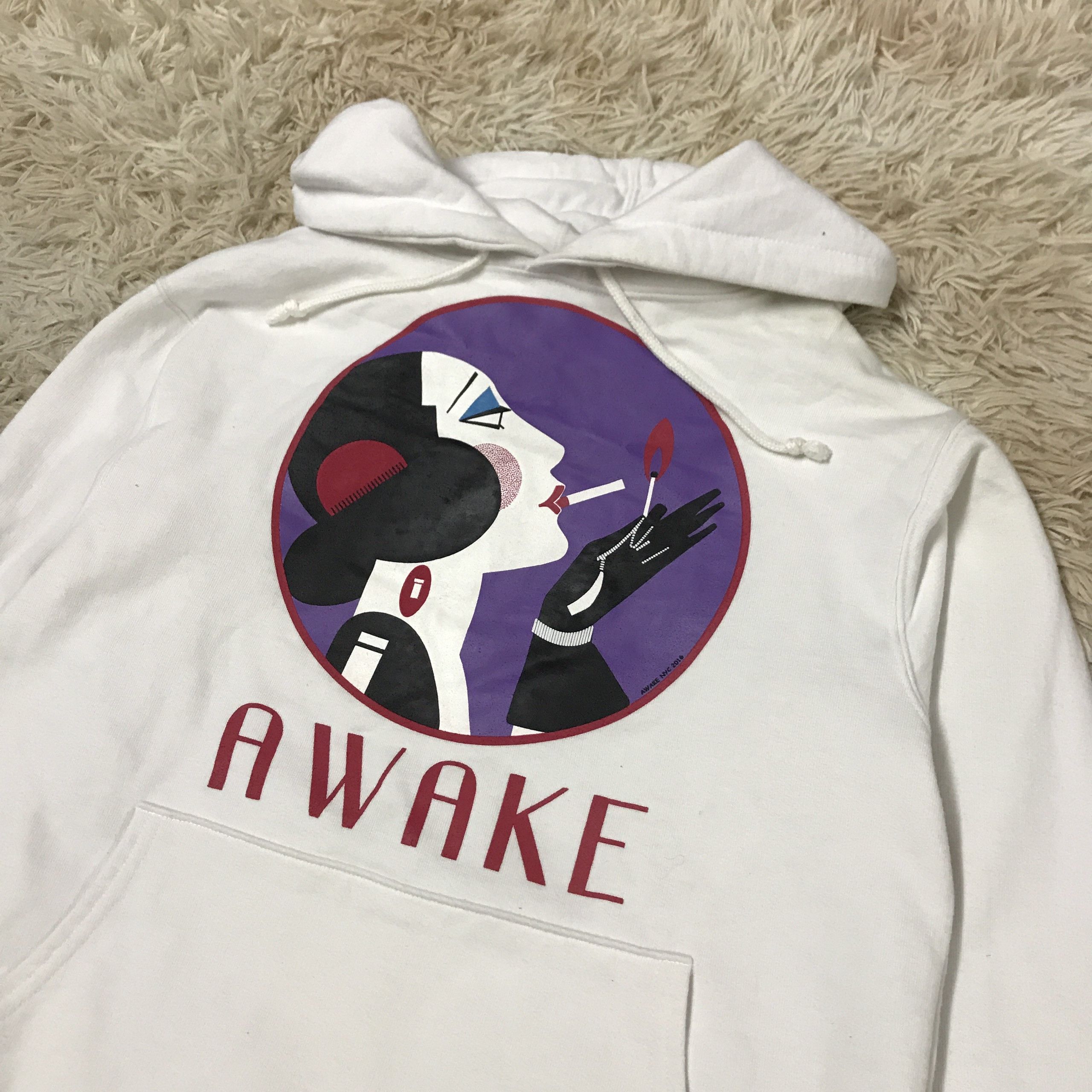Awake NY Awake NYC Smoking Lady Hoodie Size US S / EU 44-46 / 1 - 2 Thumbnail