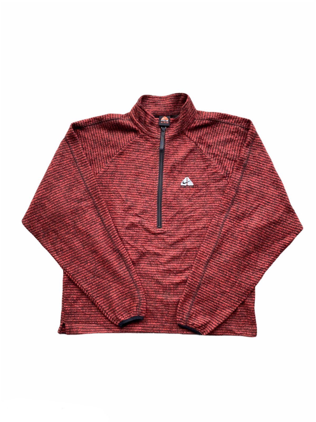 Vintage 90s Nike ACG Fleece Sweatshirt Hoodie Half Zipper