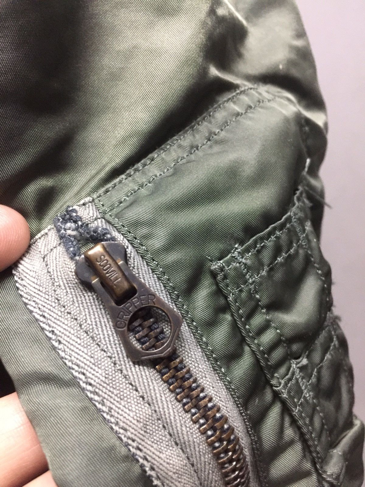 Alpha Industries Vintage USAF L2B Flight Jacket Nam War Size Small Size US S / EU 44-46 / 1 - 11 Thumbnail