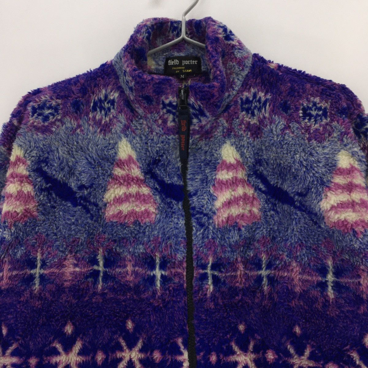 Japanese Brand Multicolor Zip Up Fleece Jacket Size US M / EU 48-50 / 2 - 2 Thumbnail