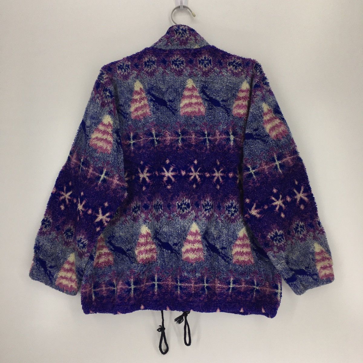 Japanese Brand Multicolor Zip Up Fleece Jacket Size US M / EU 48-50 / 2 - 8 Thumbnail