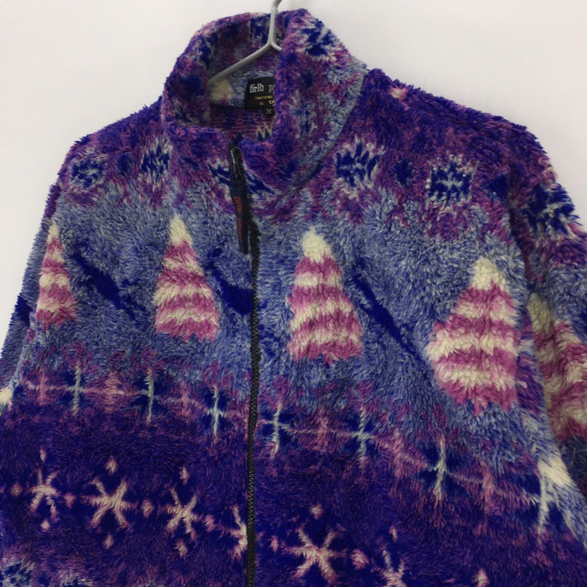 Japanese Brand Multicolor Zip Up Fleece Jacket Size US M / EU 48-50 / 2 - 3 Thumbnail