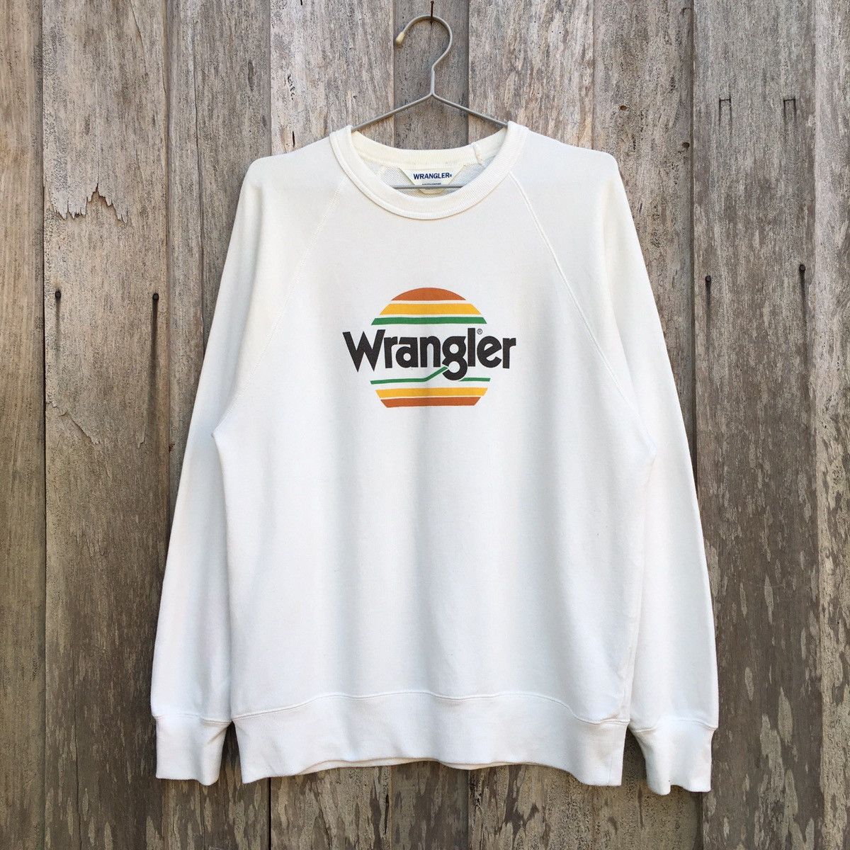 Vintage × Wrangler Vintage Wrangler Crewneck Sweatshirt Big Logo Size US L / EU 52-54 / 3 - 1 Thumbnail