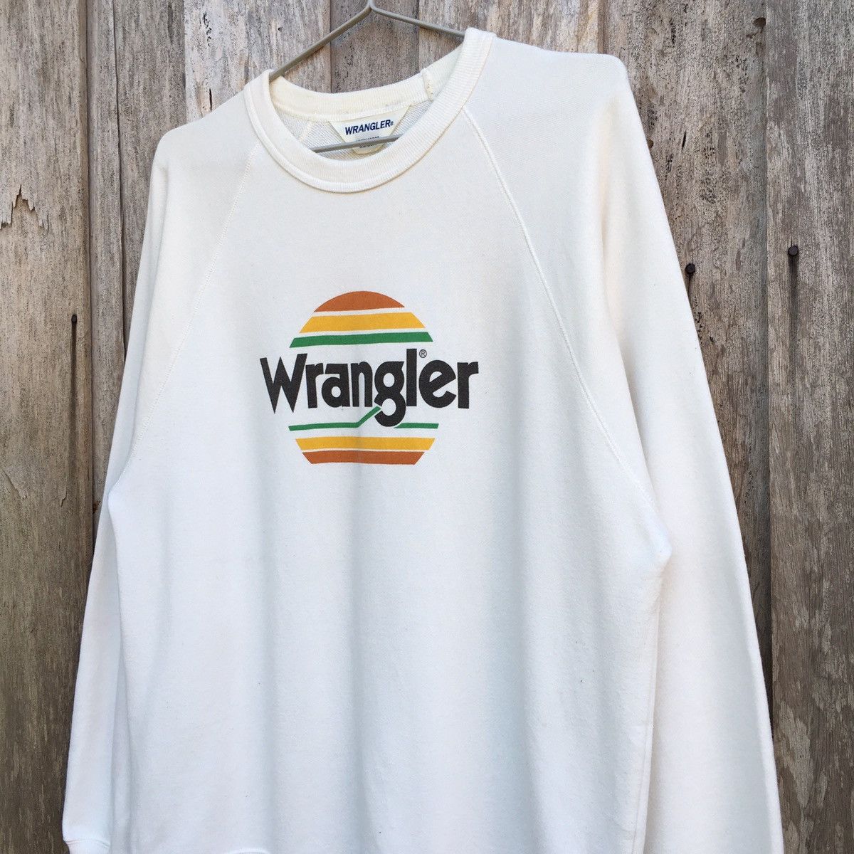 Vintage × Wrangler Vintage Wrangler Crewneck Sweatshirt Big Logo Size US L / EU 52-54 / 3 - 3 Thumbnail