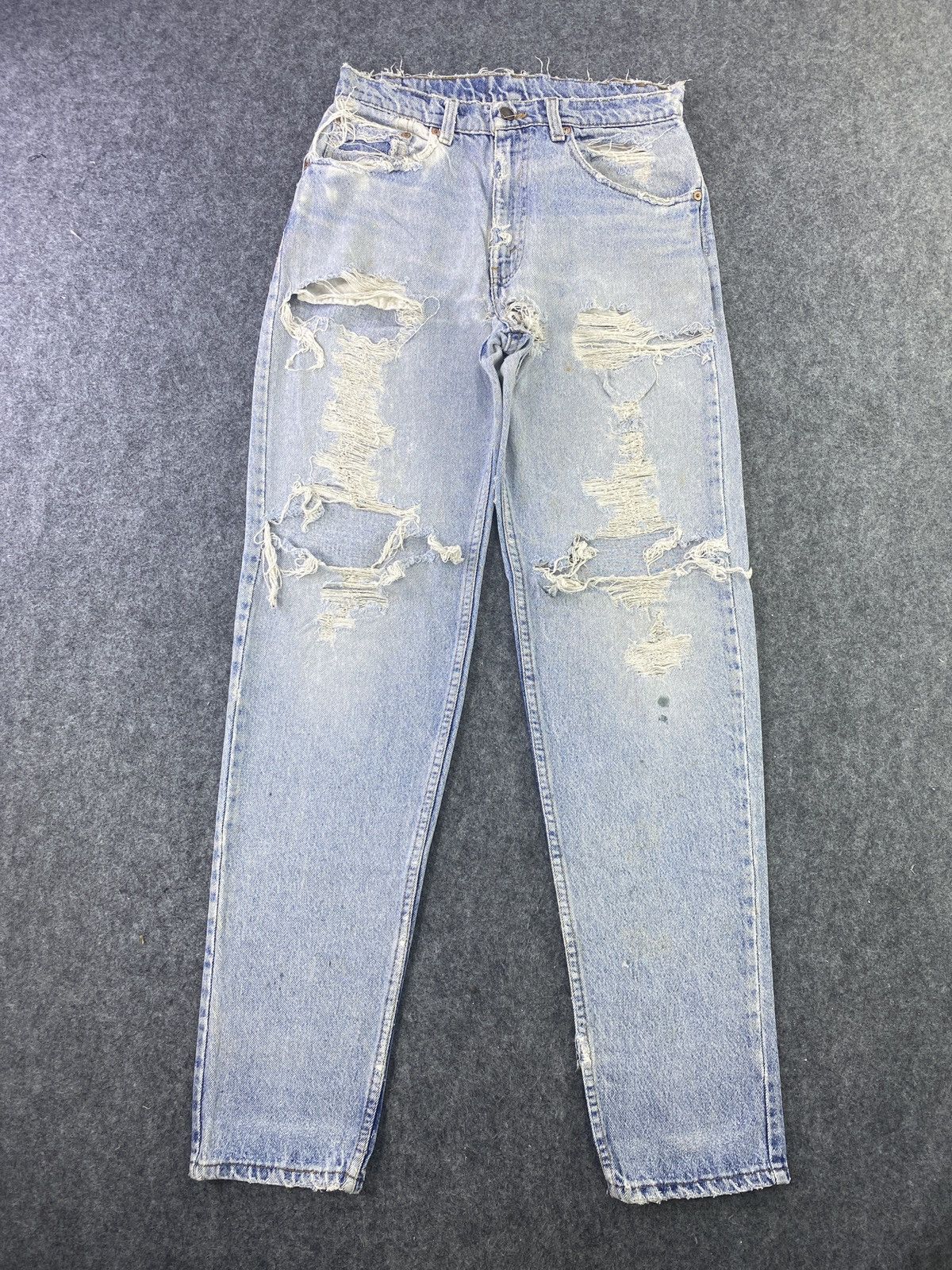 Levi's 90s Vintage Levi's 550 Distress Jeans - J583 Size US 30 / EU 46 - 1 Thumbnail