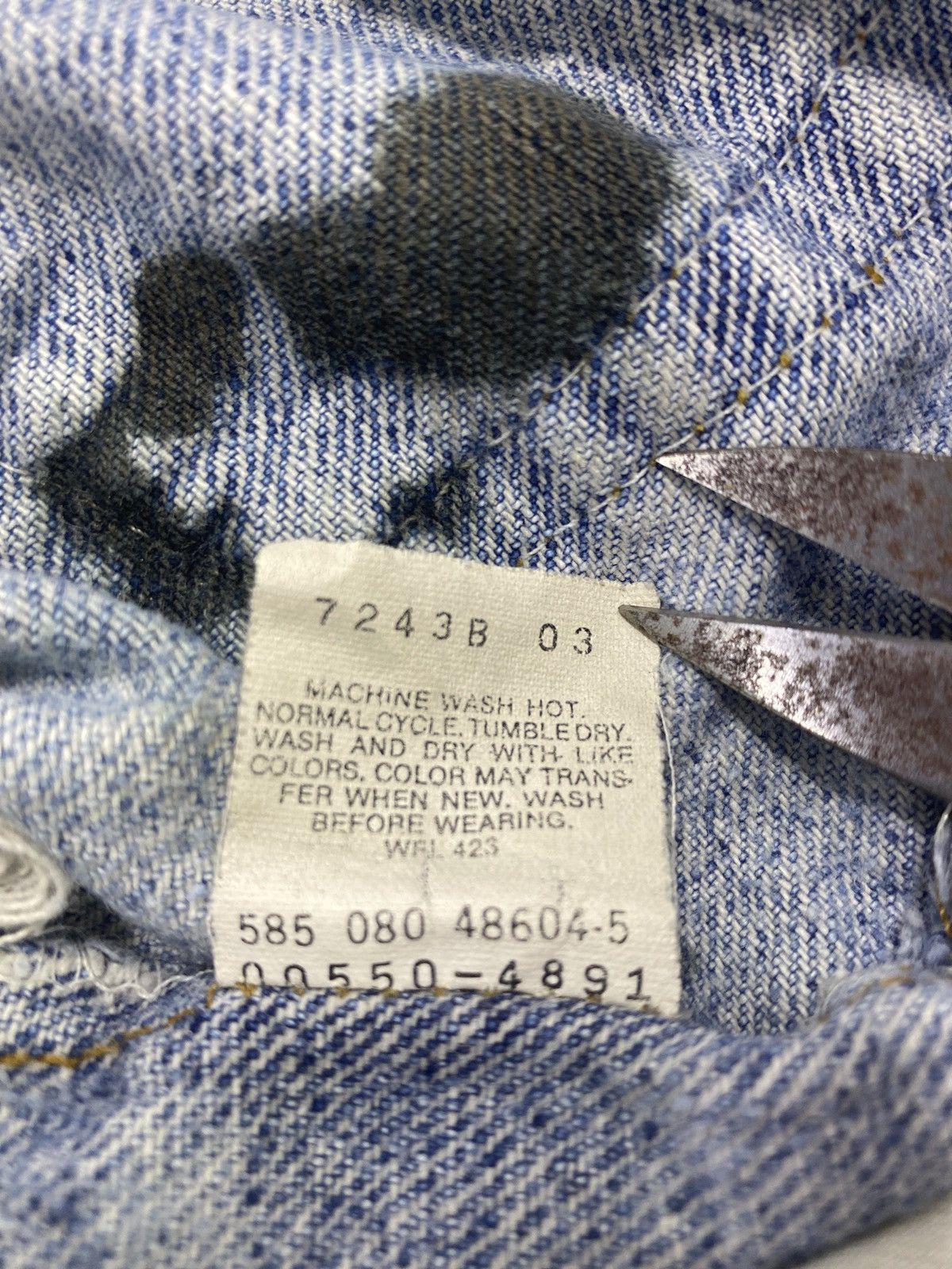 Levi's 90s Vintage Levi's 550 Distress Jeans - J583 Size US 30 / EU 46 - 6 Thumbnail