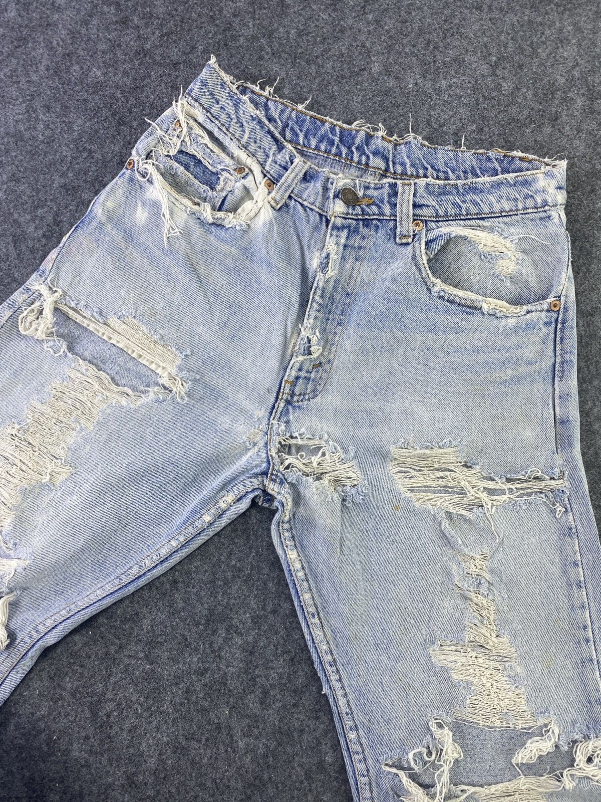 Levi's 90s Vintage Levi's 550 Distress Jeans - J583 Size US 30 / EU 46 - 11 Thumbnail