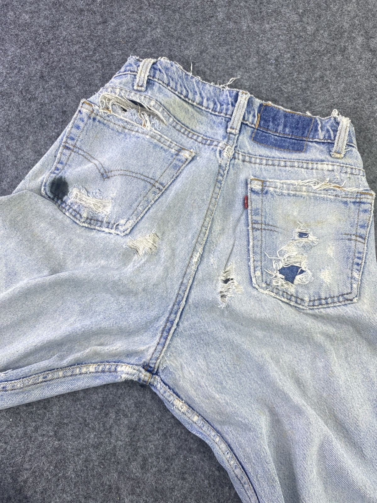 Levi's 90s Vintage Levi's 550 Distress Jeans - J583 Size US 30 / EU 46 - 9 Thumbnail
