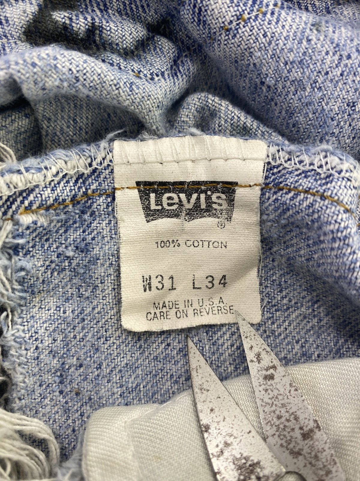 Levi's 90s Vintage Levi's 550 Distress Jeans - J583 Size US 30 / EU 46 - 5 Thumbnail