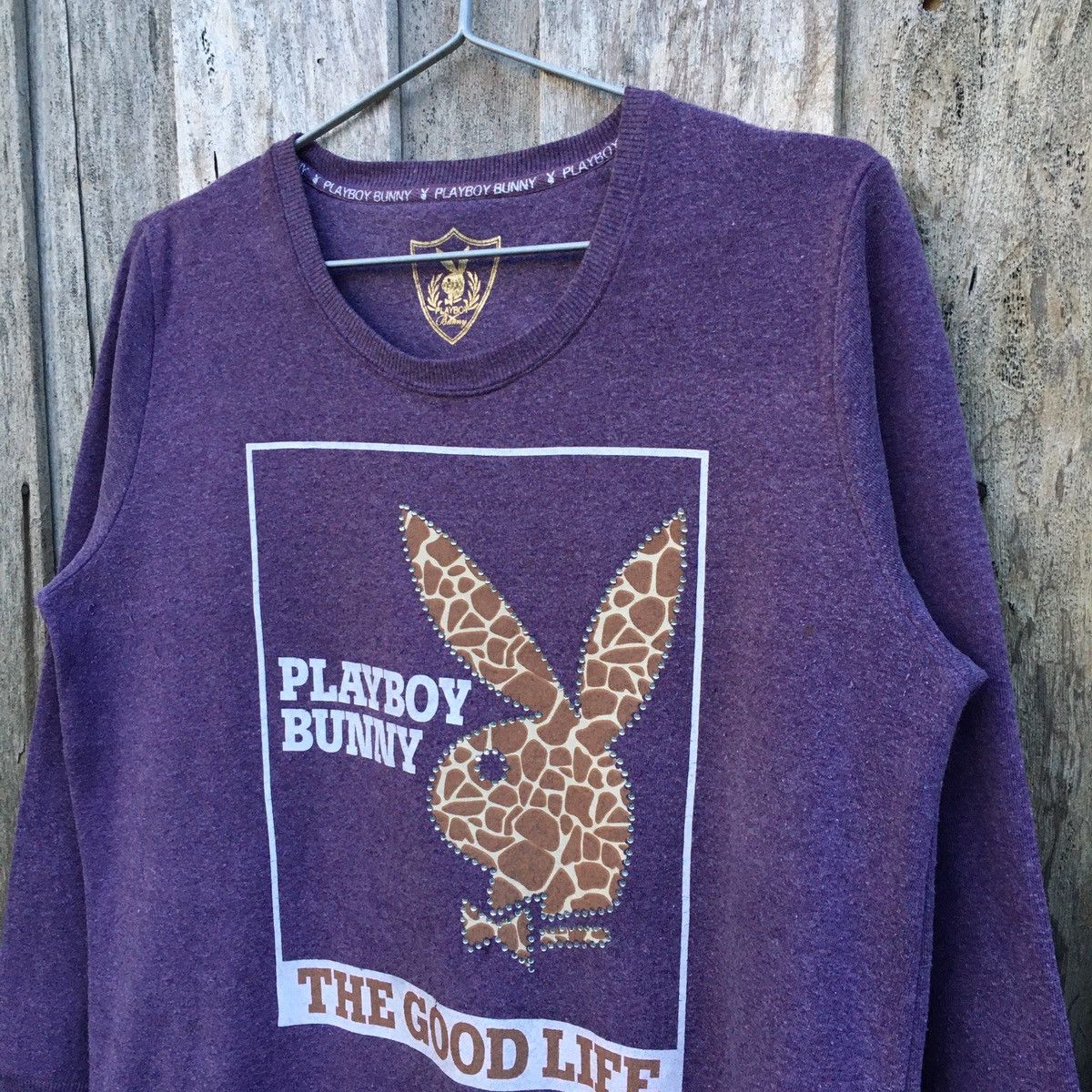 Playboy × Vintage Vintage Playboy Bunny Big Logo Crewneck Sweatshirt Size L / US 10 / IT 46 - 3 Thumbnail