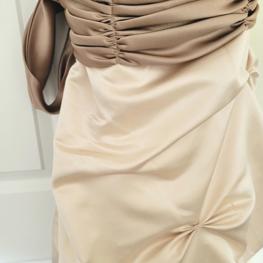 Other Bill Levkoff 550 Strapless Satin Gown [Discontinued] Size M / US 6-8 / IT 42-44 - 6 Thumbnail