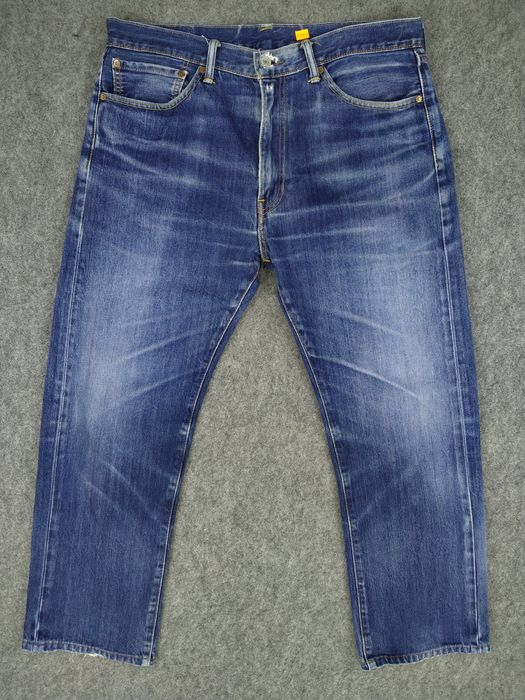 Levi's Blue Distressed Levi's 505 Denim 36x28 -JN840 | Grailed