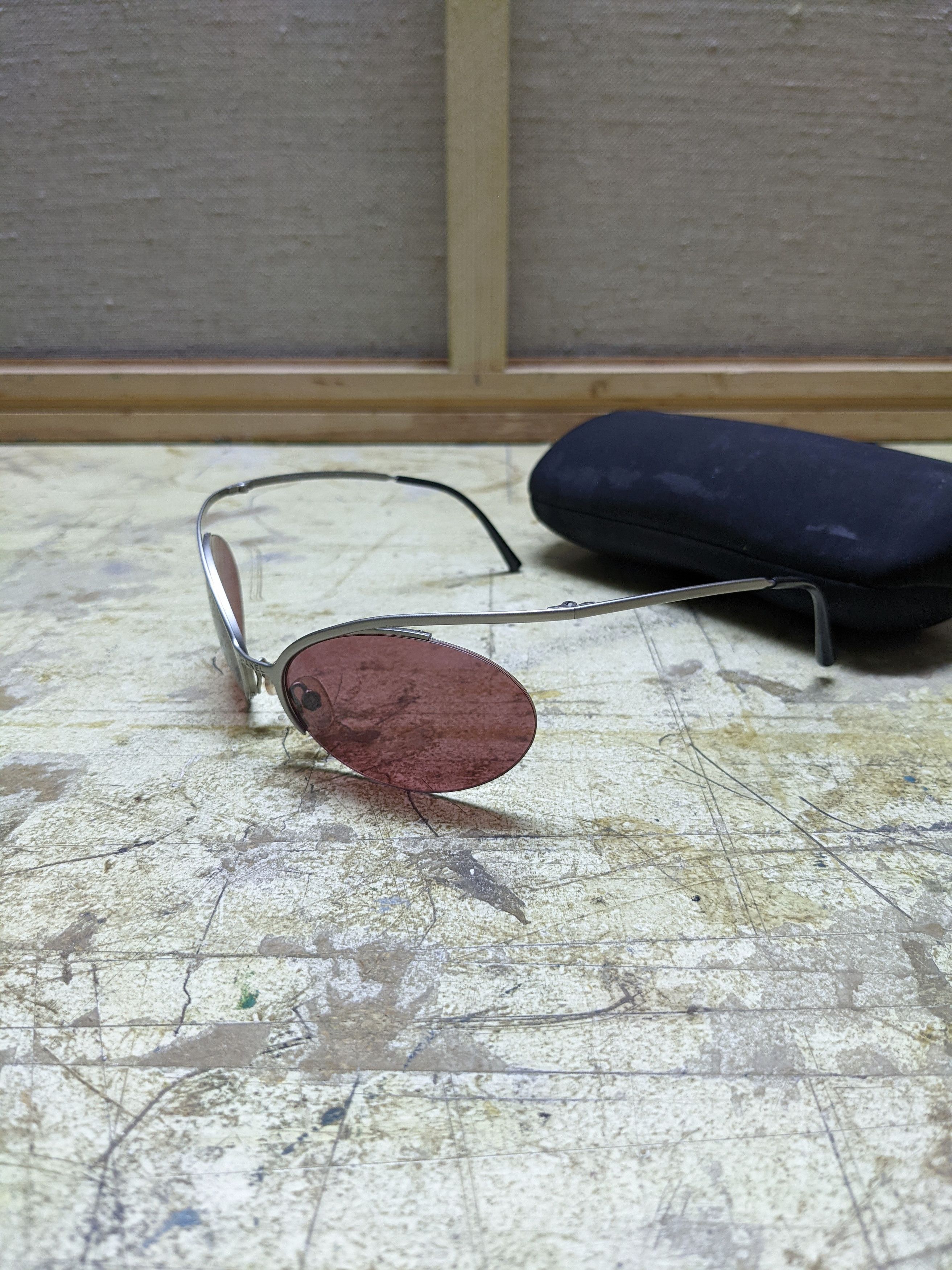 image of Archival Clothing x Chanel 00S Chanel Futuristic Rimless Sunglasses, Women's