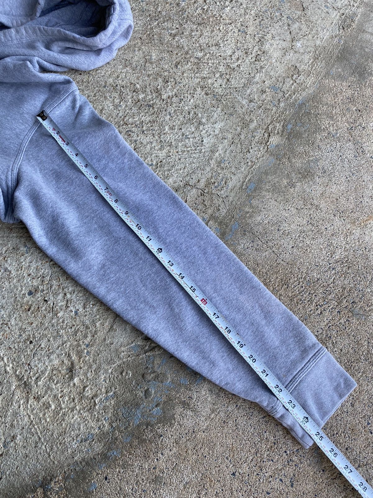 Nike × Vintage Vintage Style Y2K Nike Grey Hoodie Essential Sweatshirt Size US XXL / EU 58 / 5 - 10 Thumbnail