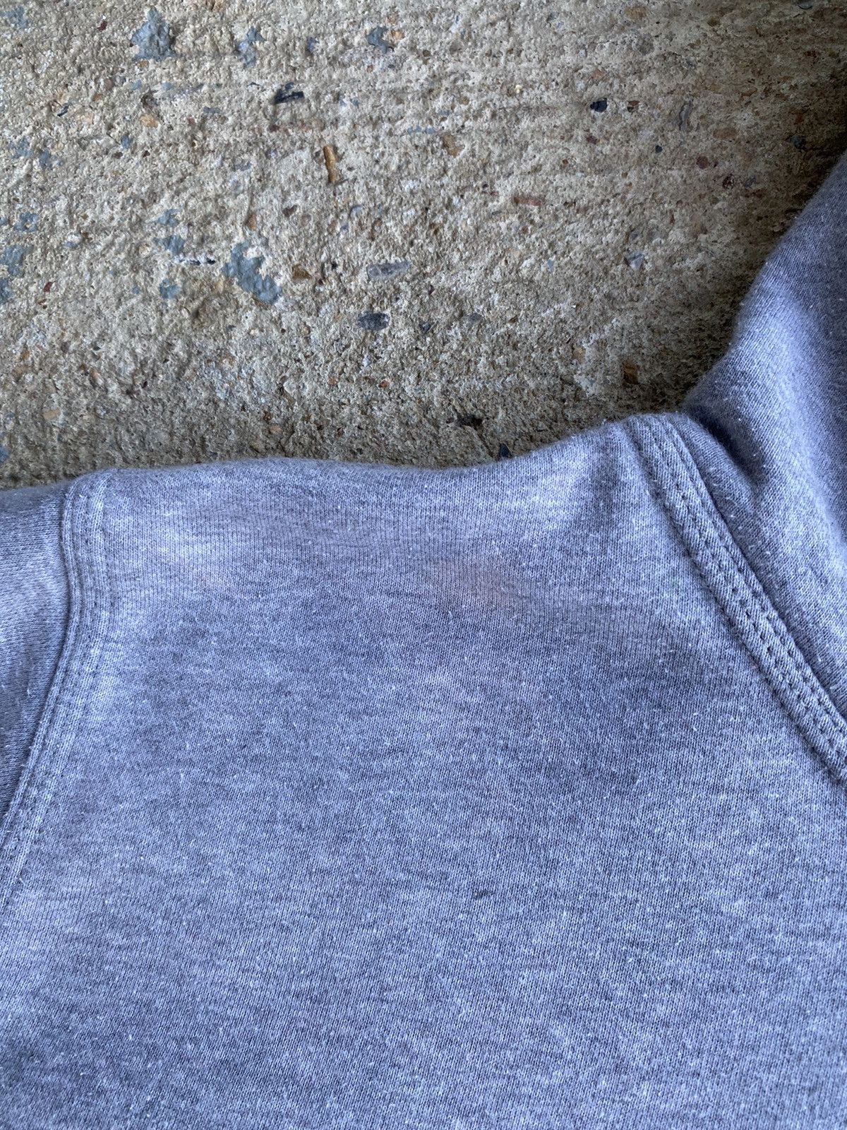 Nike × Vintage Vintage Style Y2K Nike Grey Hoodie Essential Sweatshirt Size US XXL / EU 58 / 5 - 4 Thumbnail