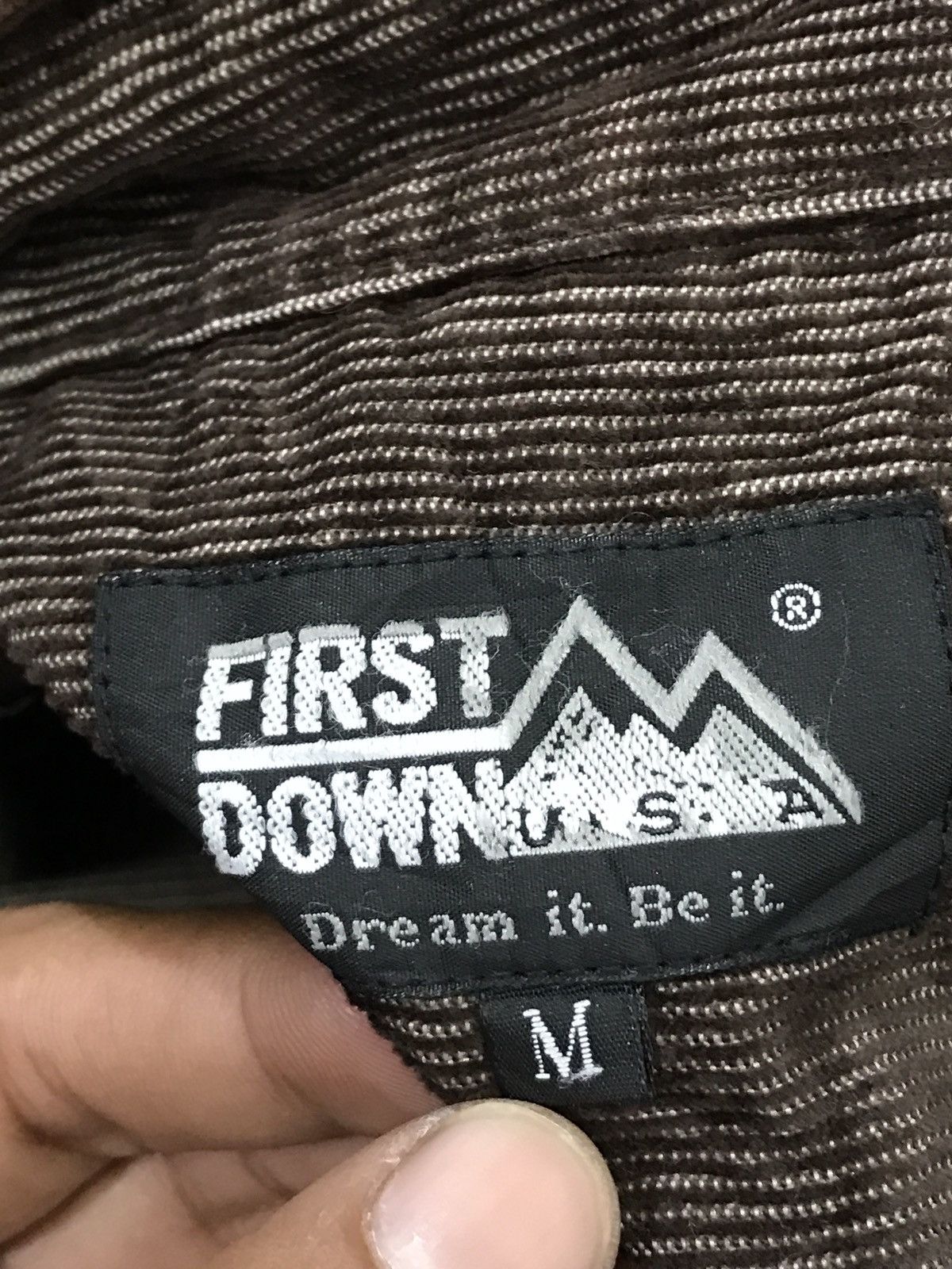 Vintage Vintage First Down Corduroy Shirt Size US M / EU 48-50 / 2 - 4 Thumbnail