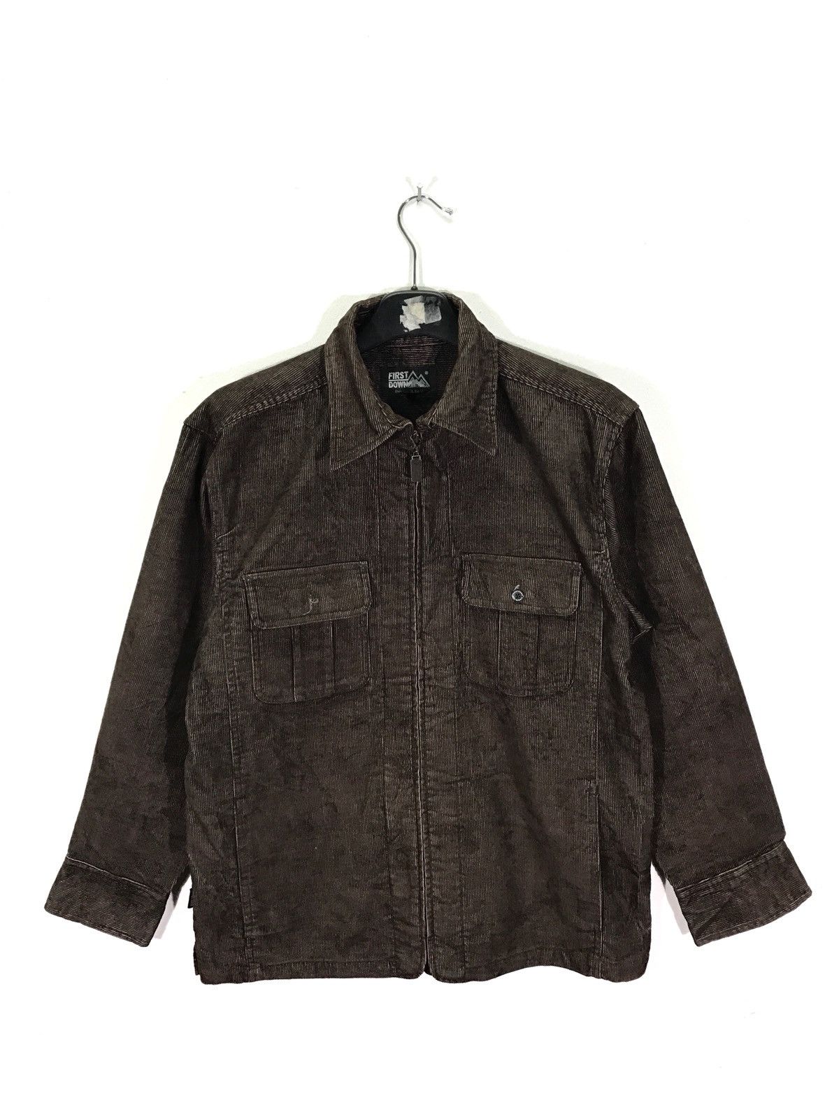 Vintage Vintage First Down Corduroy Shirt Size US M / EU 48-50 / 2 - 1 Thumbnail