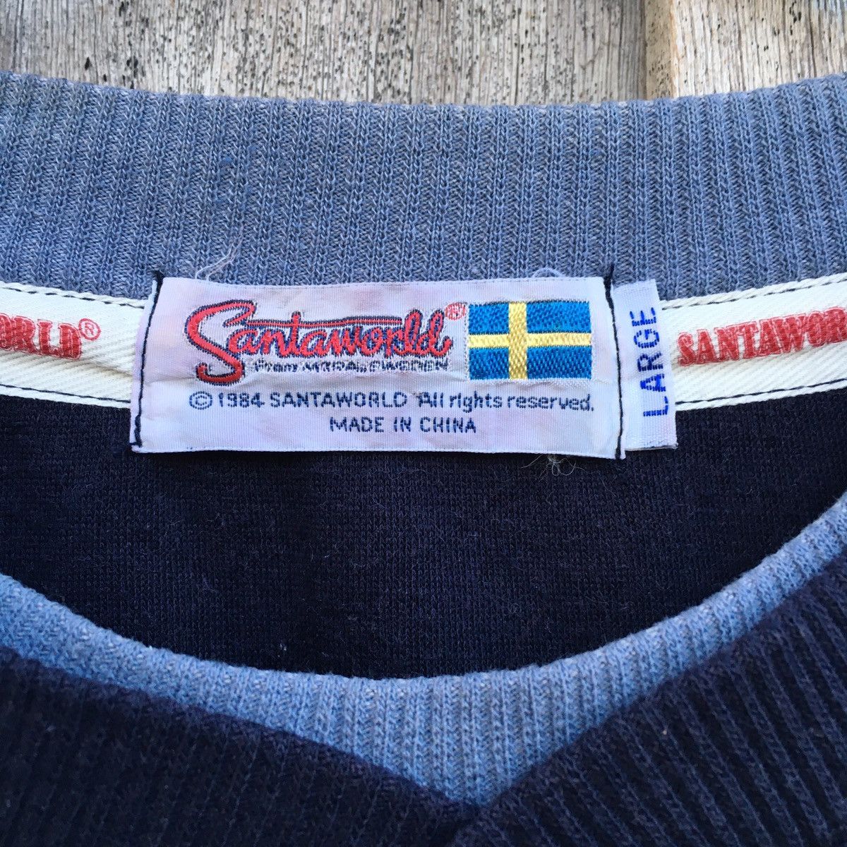Vintage Santaworld Swedish Outdoor Style Canoe Crewneck Sweatshirt Size US L / EU 52-54 / 3 - 4 Thumbnail