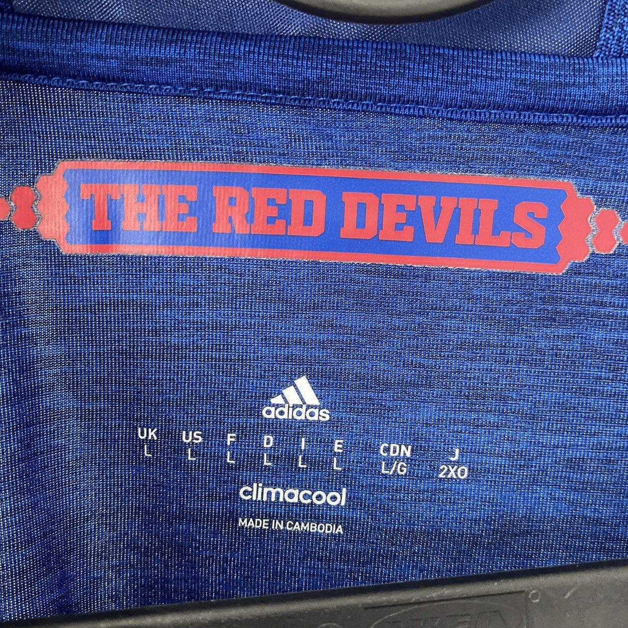 Adidas 2016 2017 Manchester United Adidas Away Kit Soccer Jersey MU Size US L / EU 52-54 / 3 - 5 Thumbnail