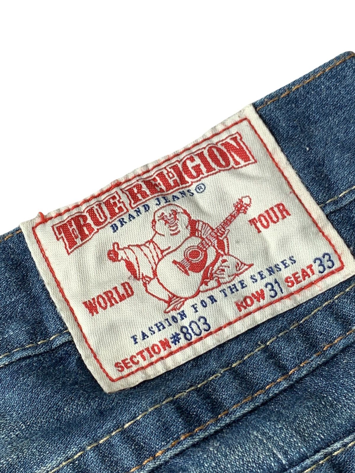 True Religion Vintage True Religion Distressed Bootcut Denim Pant Size US 34 / EU 50 - 6 Thumbnail