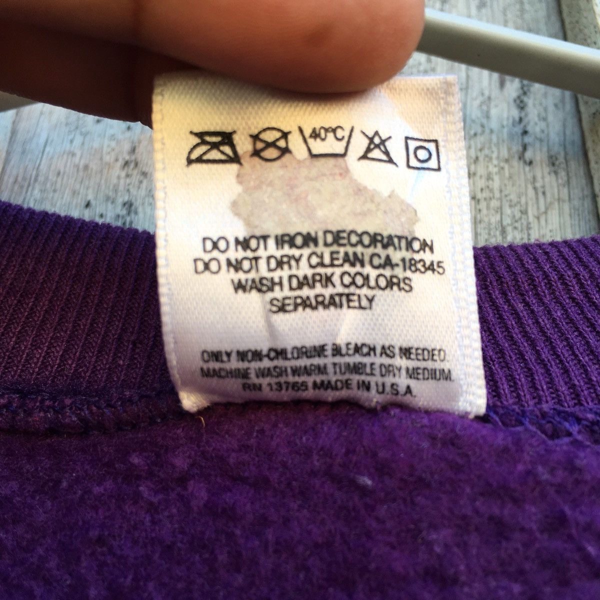 Fruit Of The Loom × Vintage Vintage Fruit Of The Loom Maine Crewneck Sweatshirt Size US XL / EU 56 / 4 - 5 Thumbnail
