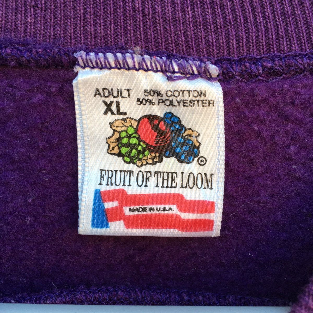 Fruit Of The Loom × Vintage Vintage Fruit Of The Loom Maine Crewneck Sweatshirt Size US XL / EU 56 / 4 - 4 Thumbnail