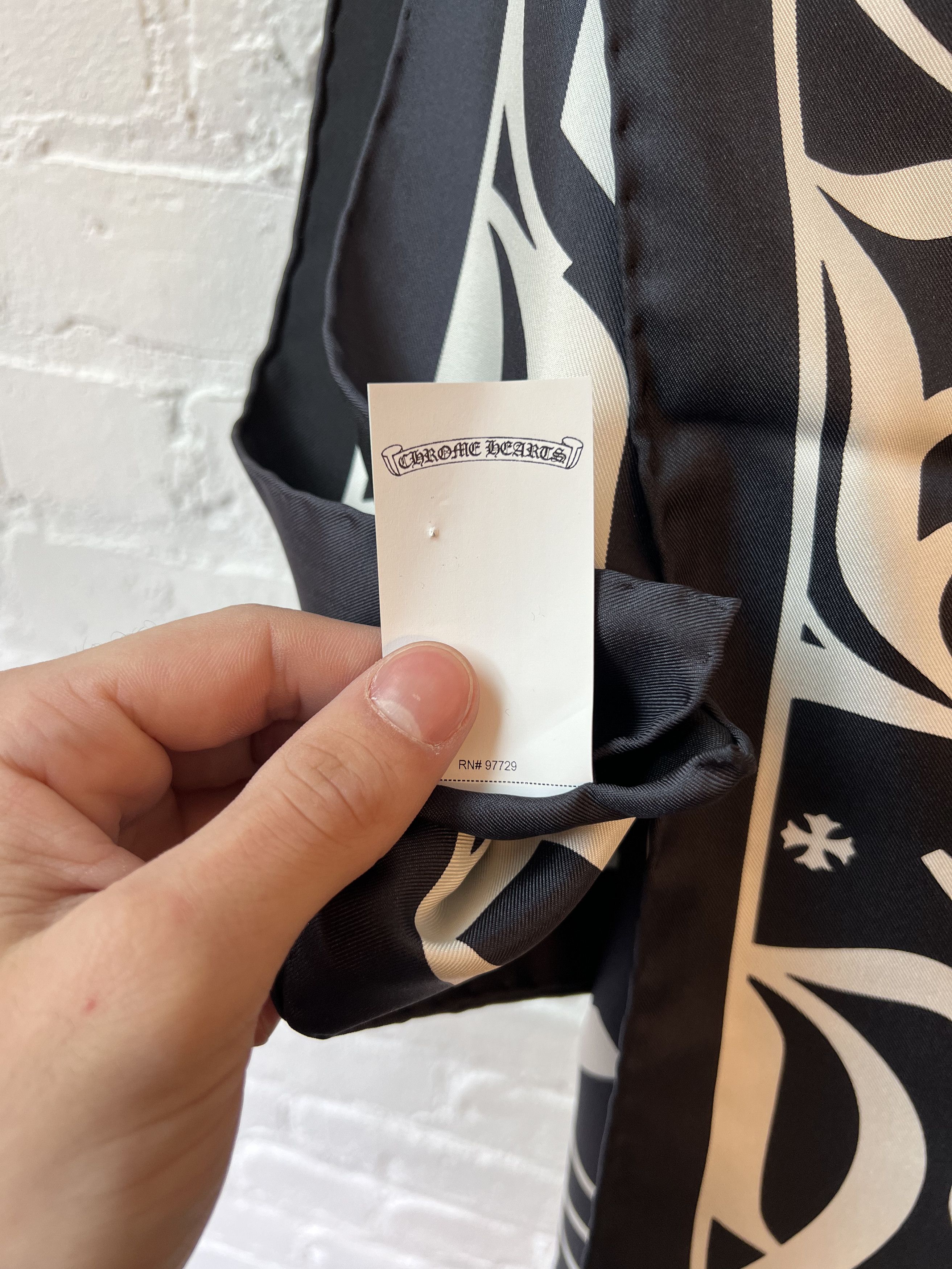 Chrome Hearts Chrome Hearts Silk Scarf Size ONE SIZE - 7 Thumbnail