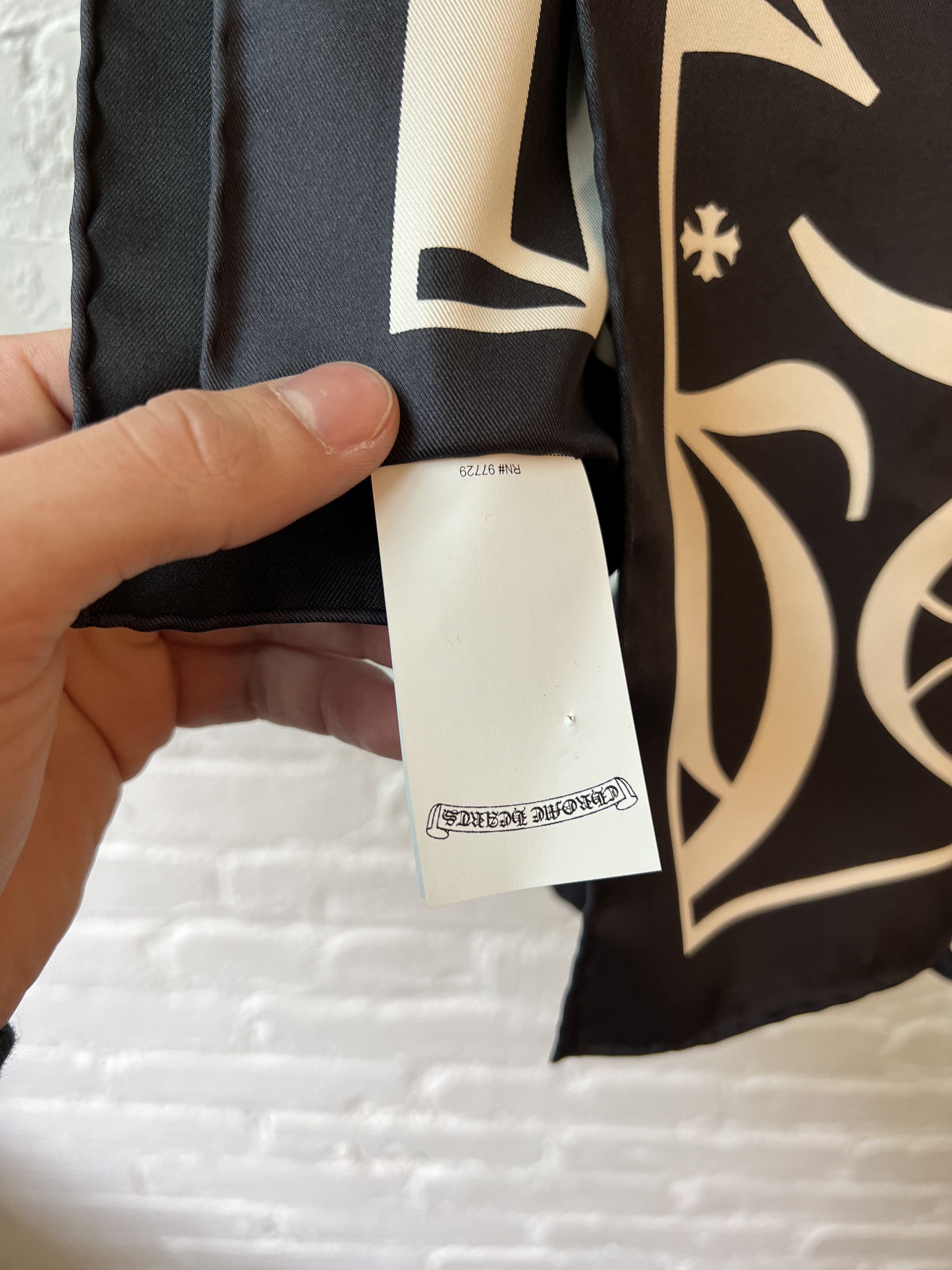 Chrome Hearts Chrome Hearts Silk Scarf Size ONE SIZE - 6 Thumbnail