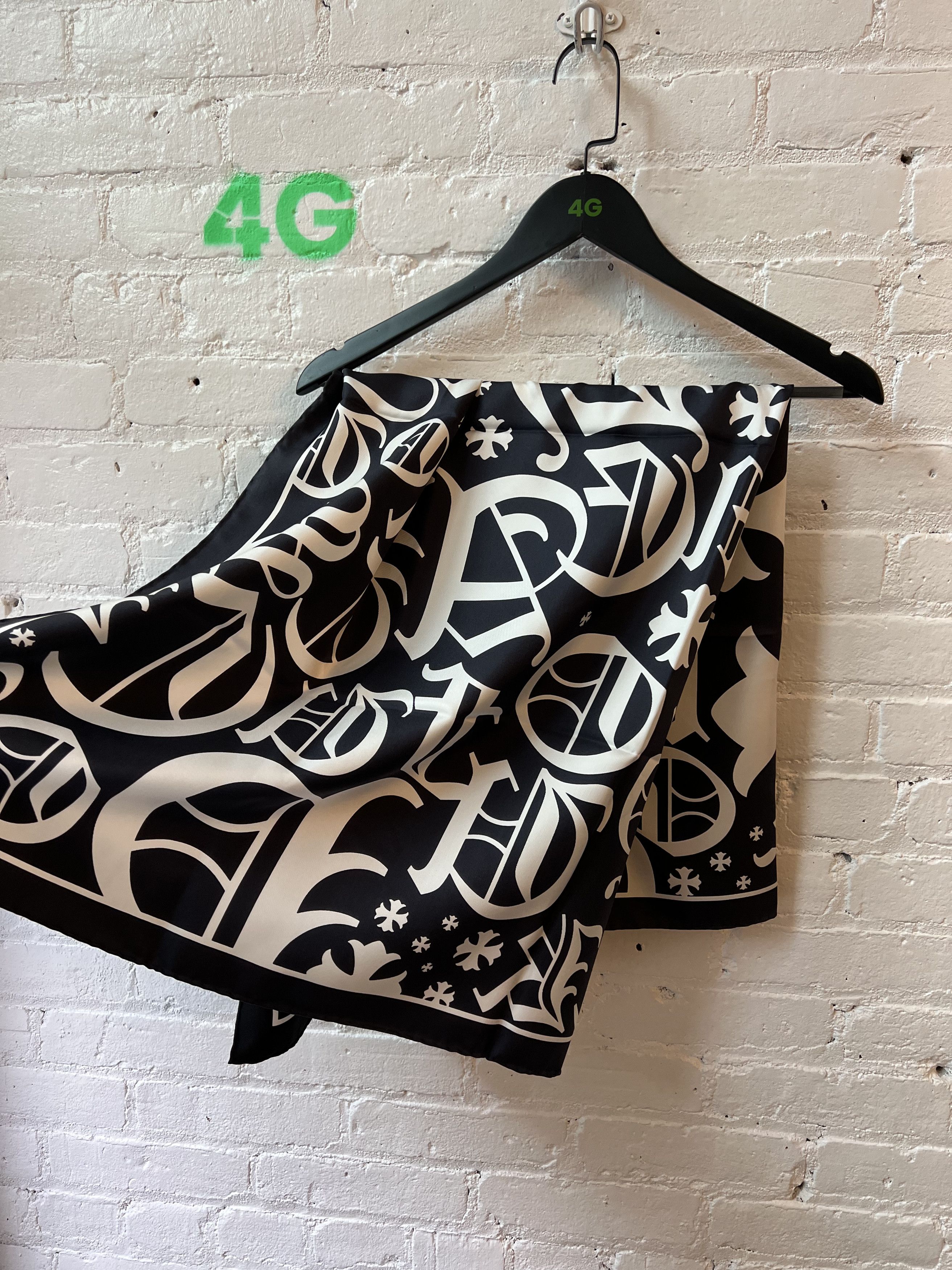 Chrome Hearts Chrome Hearts Silk Scarf Size ONE SIZE - 4 Thumbnail