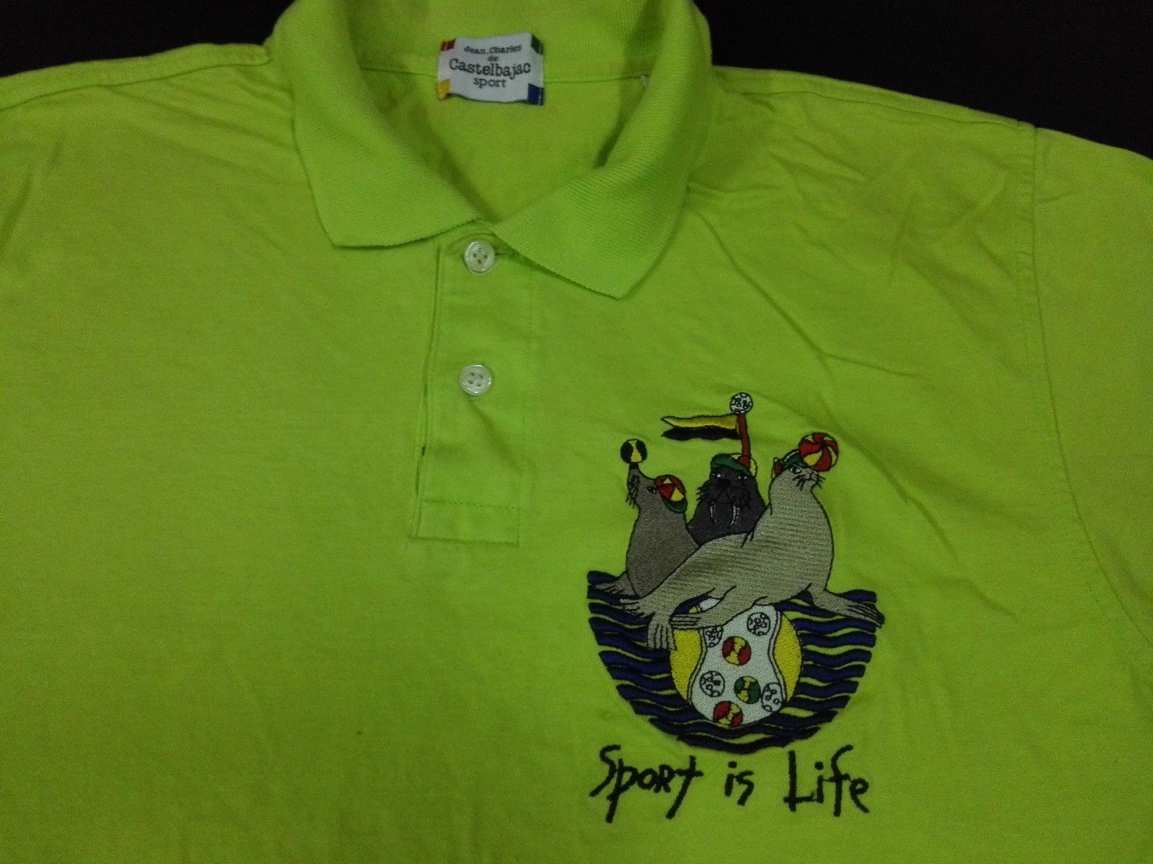 Jean Charles De Castelbajac JC DE CASTELBAJAC SPORTS POLO TEE Size US S / EU 44-46 / 1 - 2 Thumbnail