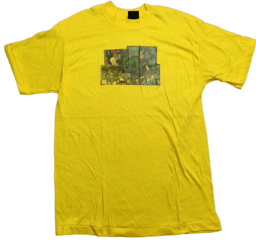 Band Tees Vintage 80s Civil Circuit by Touch Of Gold Tee Band Artist Size US S / EU 44-46 / 1 - 3 Thumbnail