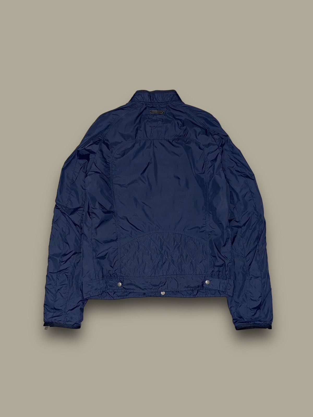 Diesel Diesel Small Logo Navy Light Biker Jacket Size US XL / EU 56 / 4 - 7 Thumbnail