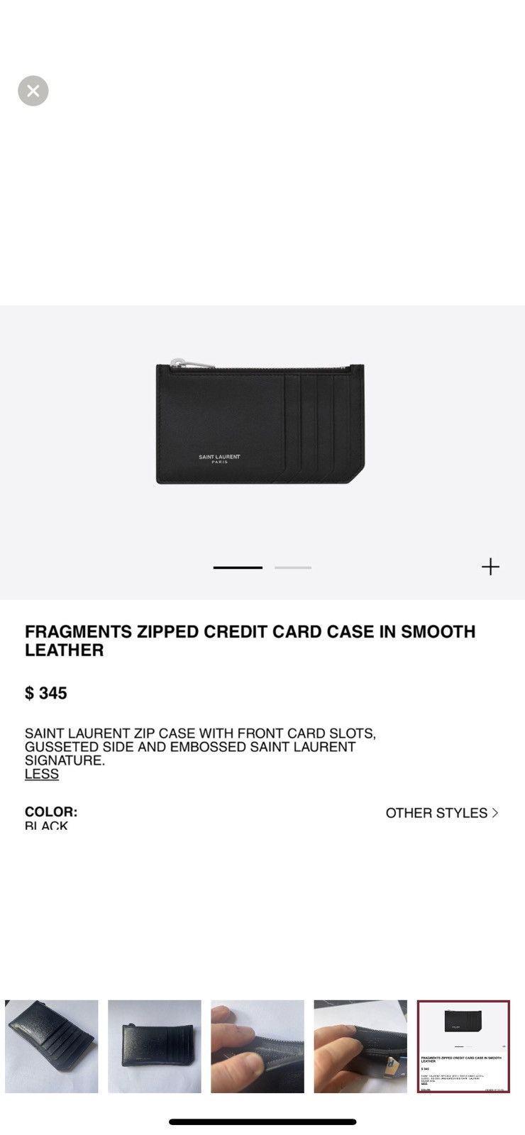 Saint Laurent Paris Yea Size ONE SIZE - 2 Thumbnail