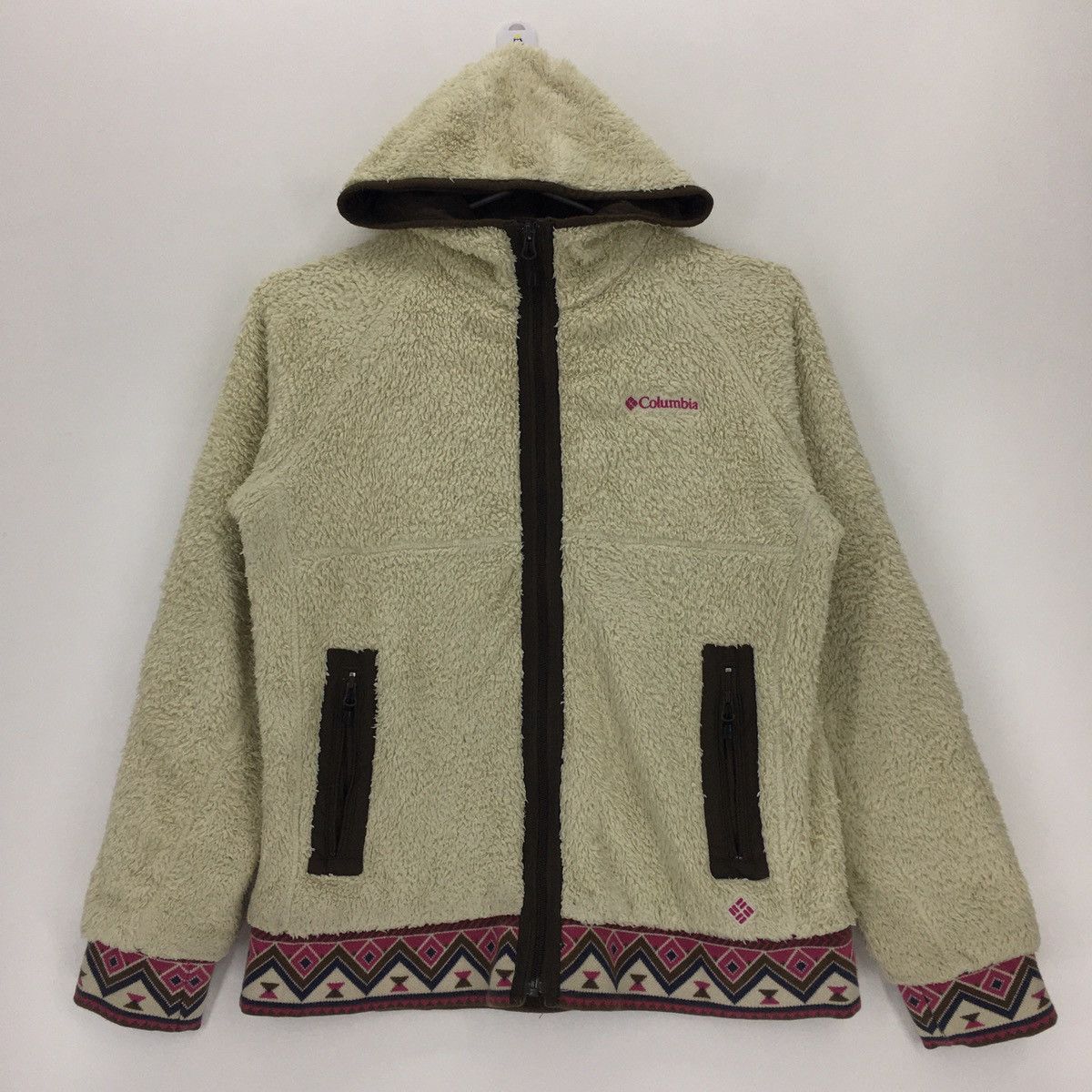 Columbia × Vintage Vintage Columbia Native Fleece Hoodie Size US S / EU 44-46 / 1 - 1 Thumbnail