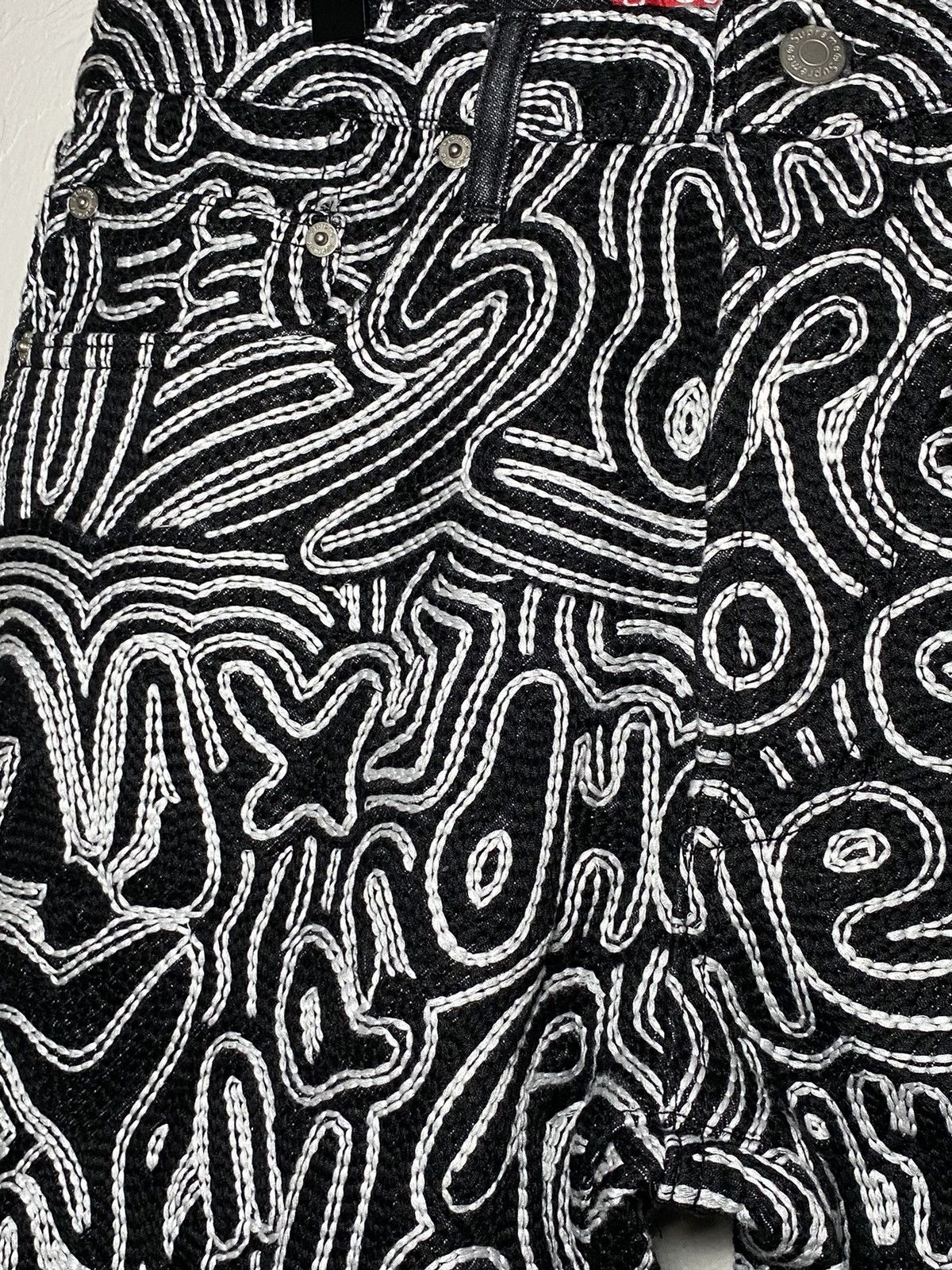 Supreme Supreme Black Chainstich Jeans Size US 30 / EU 46 - 3 Thumbnail