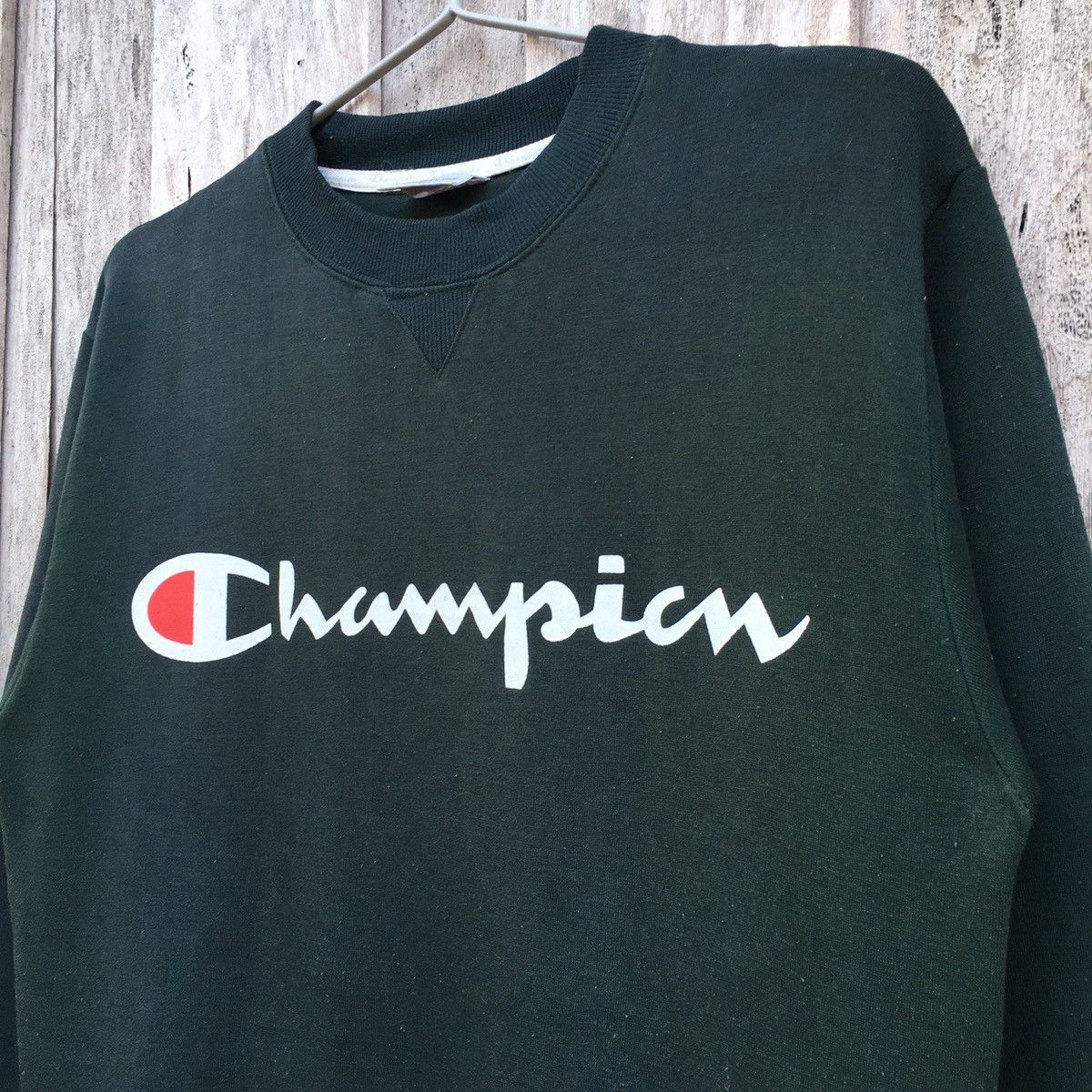 Champion × Vintage Vintage Champion Europe Crewneck Sweatshirt Big Logo Size US M / EU 48-50 / 2 - 3 Thumbnail