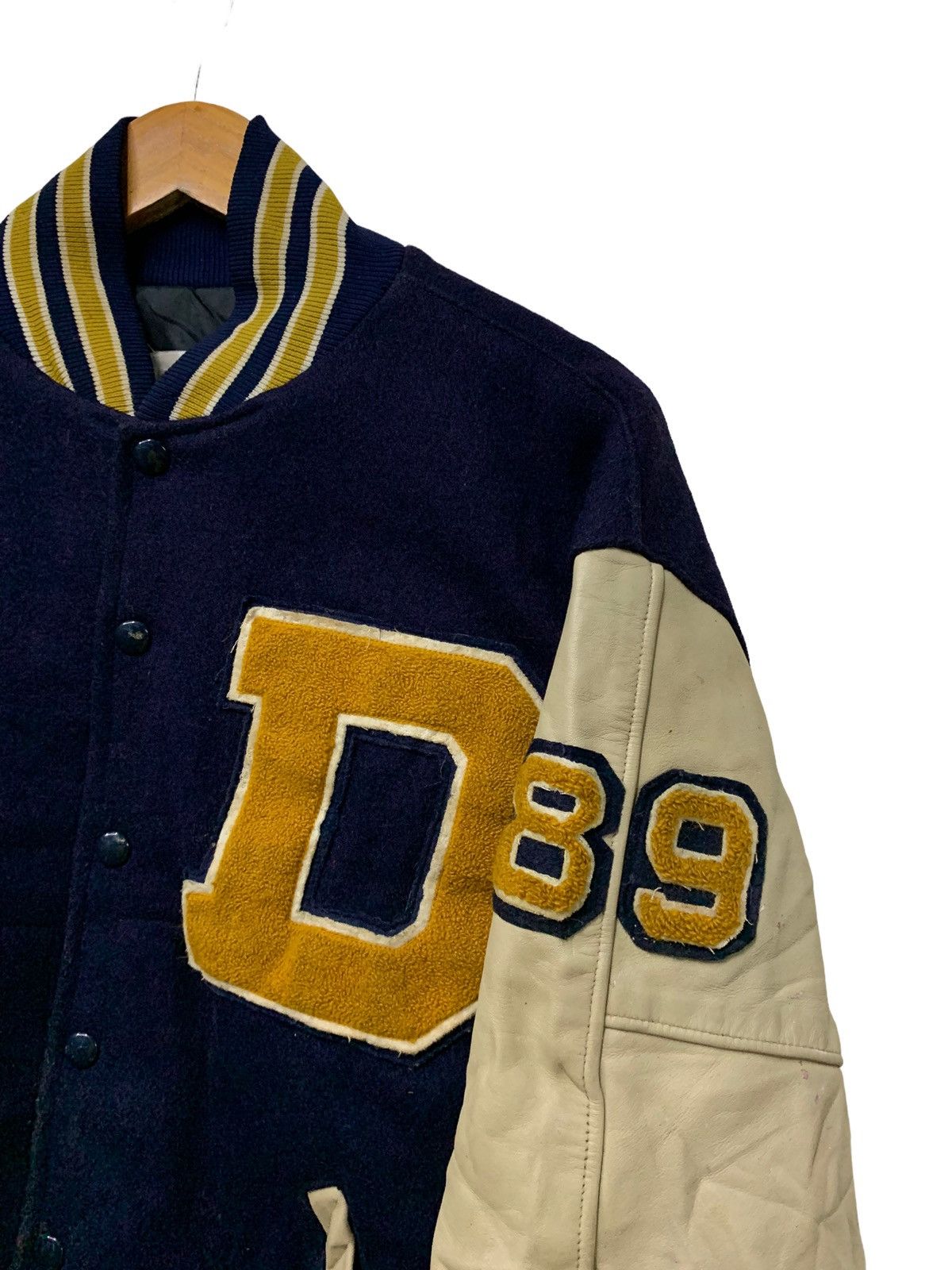 Vintage 🔥VTG 80S MELVILLE DE WITT PANTHERS VARSITY JACKET Size US L / EU 52-54 / 3 - 9 Thumbnail