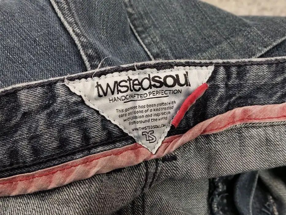 Japanese Brand Vintage 90's Japanese Denim Baggy Cargo Zip Jeans Y2K Style Size US 36 / EU 52 - 9 Thumbnail
