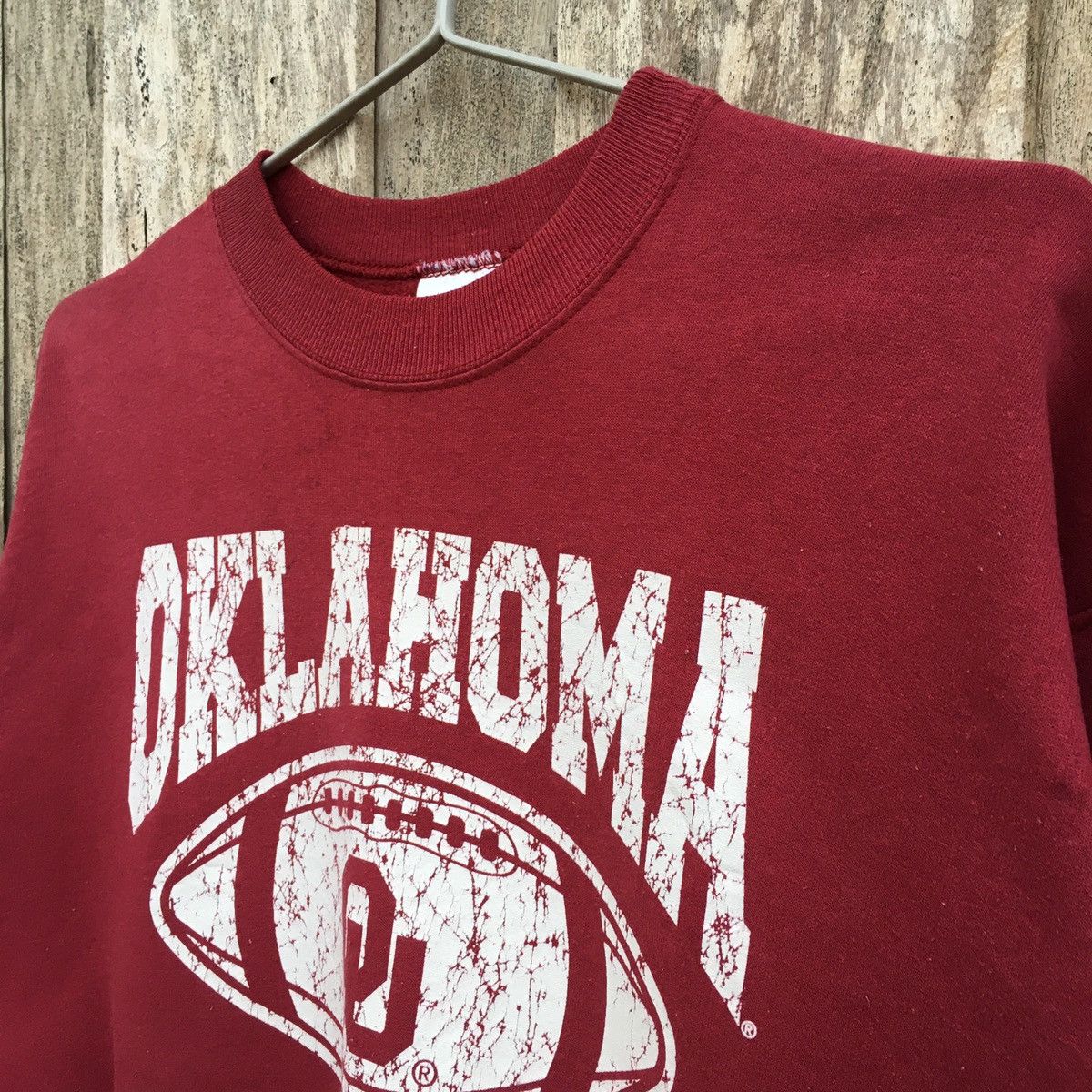 Vintage Vintage Oklahoma Football Crewneck Sweatshirt Big Logo Size US M / EU 48-50 / 2 - 3 Thumbnail