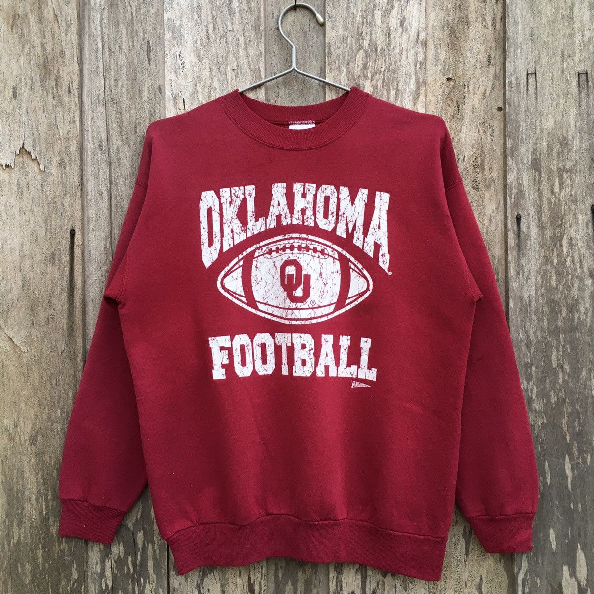 Vintage Vintage Oklahoma Football Crewneck Sweatshirt Big Logo Size US M / EU 48-50 / 2 - 1 Thumbnail