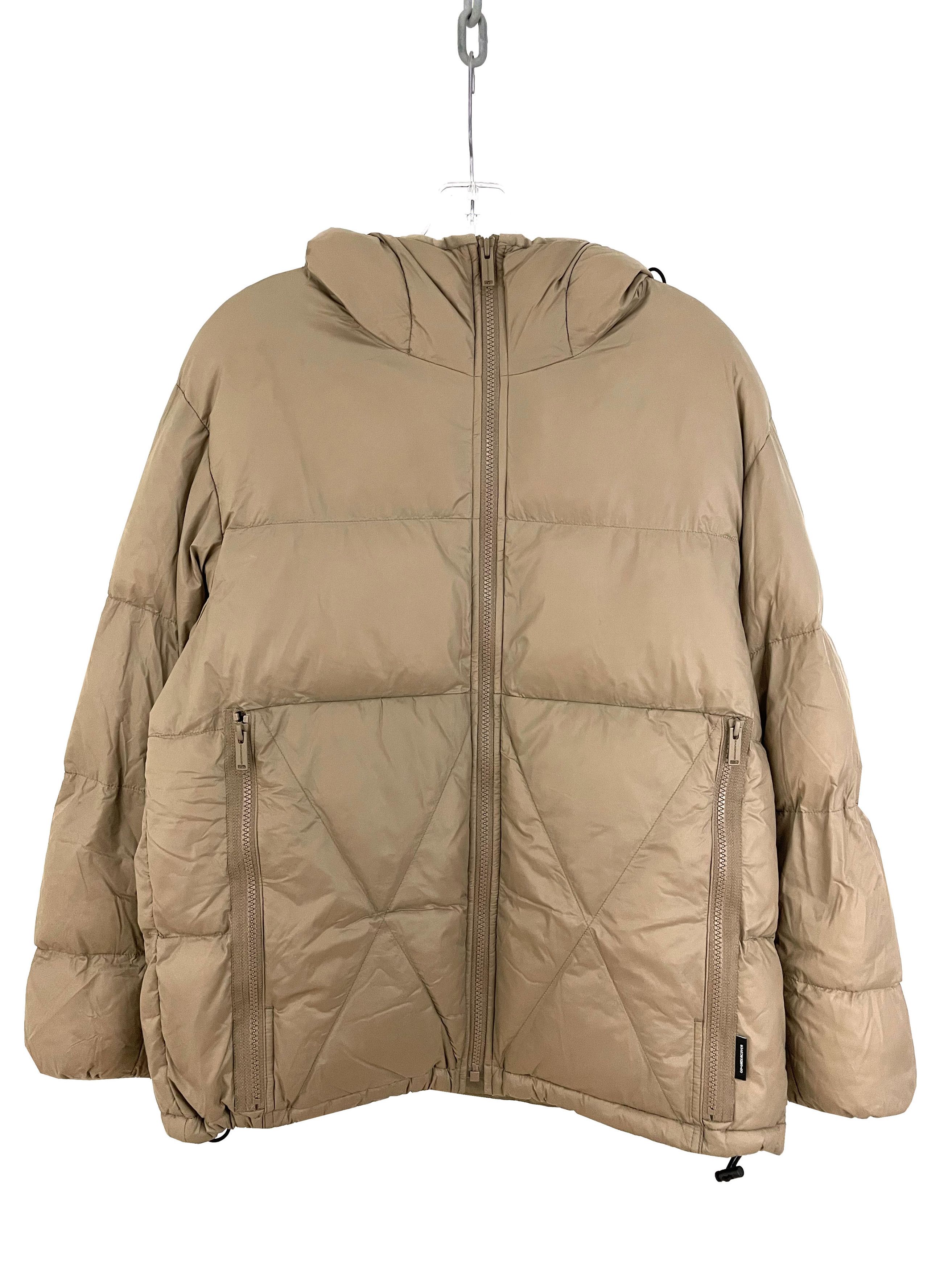 image of Undercover Gu Puffer Jacket in Beige, Men's (Size Small)