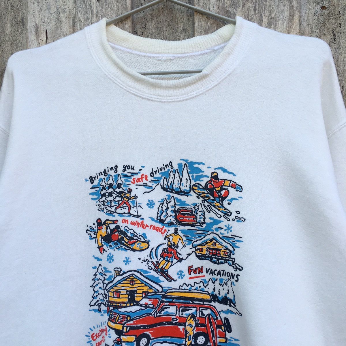 Japanese Brand VTG Blizzak Bridgestone Winter Sports Animated Sweatshirt Size US M / EU 48-50 / 2 - 2 Thumbnail