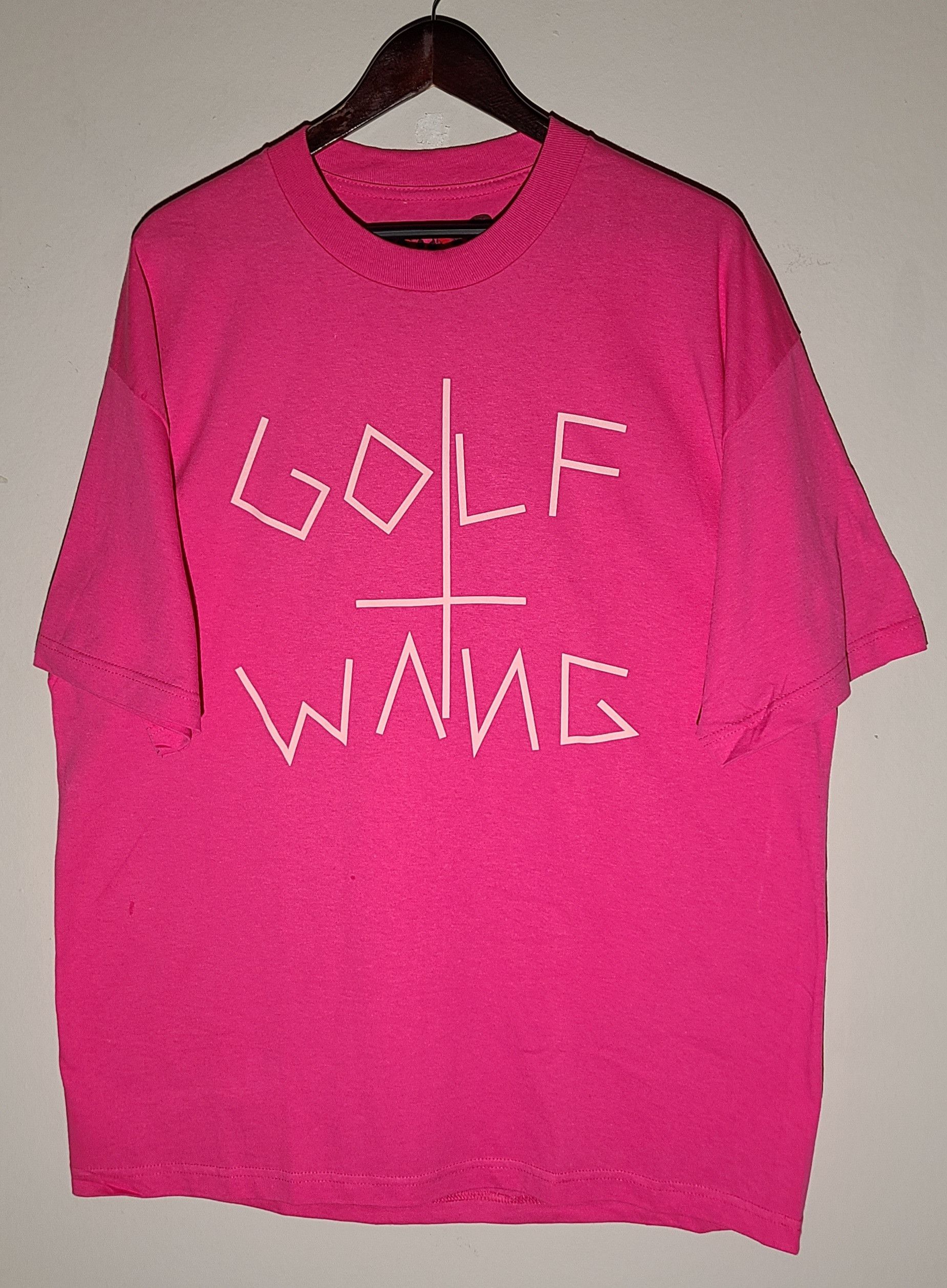 image of Golf Wang Pink Box Cutter T-Shirt, Men's (Size XL)