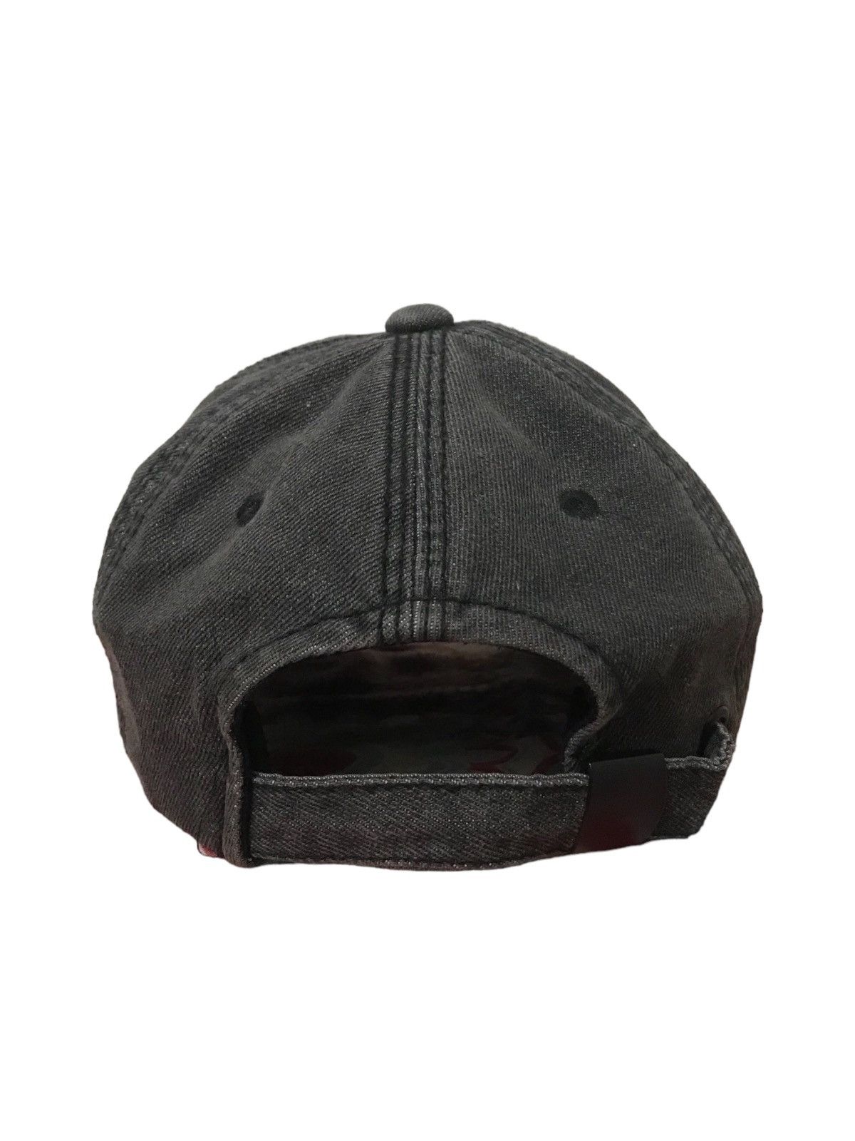 20471120 Japan Hats Distressed Design Faded Black Six Panel Size ONE SIZE - 3 Thumbnail