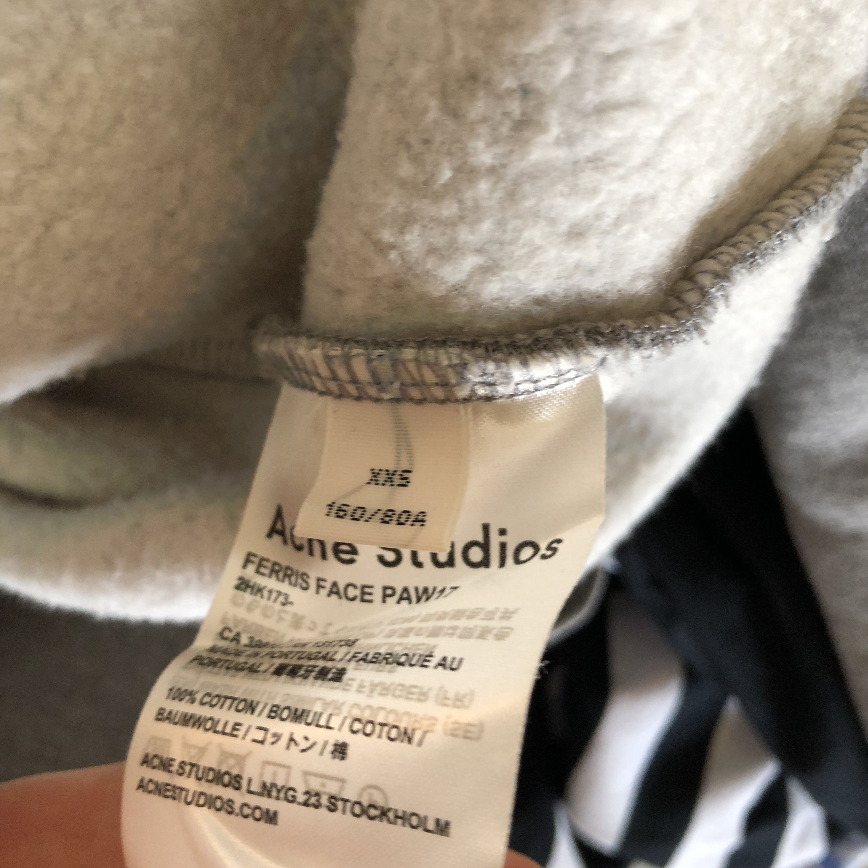 Acne Studios Acne Studios Face Logo Hoodie Size US XXS / EU 40 - 5 Thumbnail