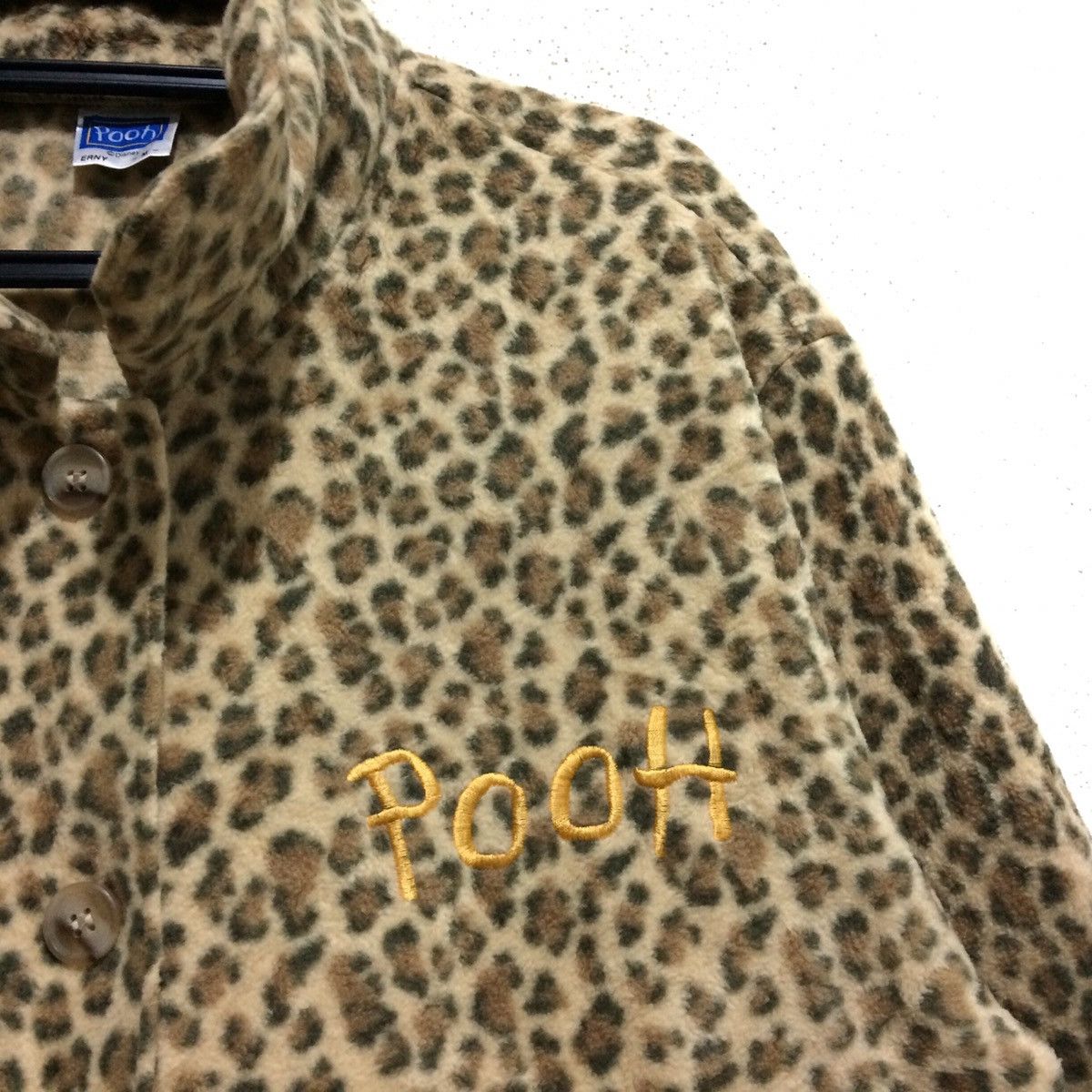 Cartoon Network Winnie the POOH Fleece Long Jacket Walt Disney Embroidered Size US M / EU 48-50 / 2 - 4 Thumbnail