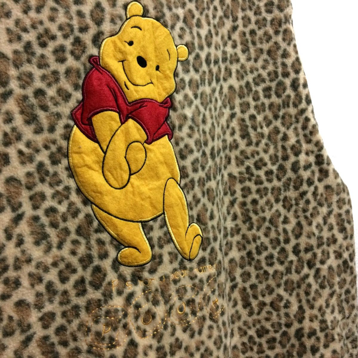 Cartoon Network Winnie the POOH Fleece Long Jacket Walt Disney Embroidered Size US M / EU 48-50 / 2 - 2 Thumbnail