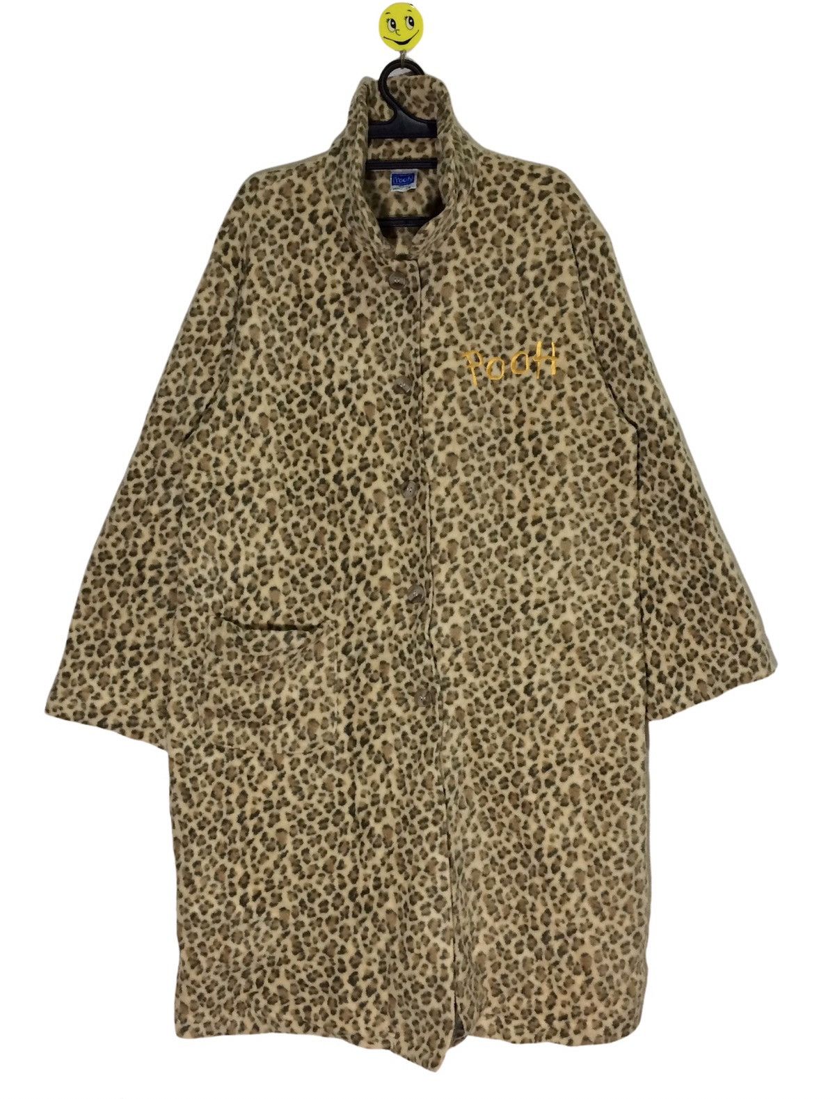 Cartoon Network Winnie the POOH Fleece Long Jacket Walt Disney Embroidered Size US M / EU 48-50 / 2 - 3 Thumbnail
