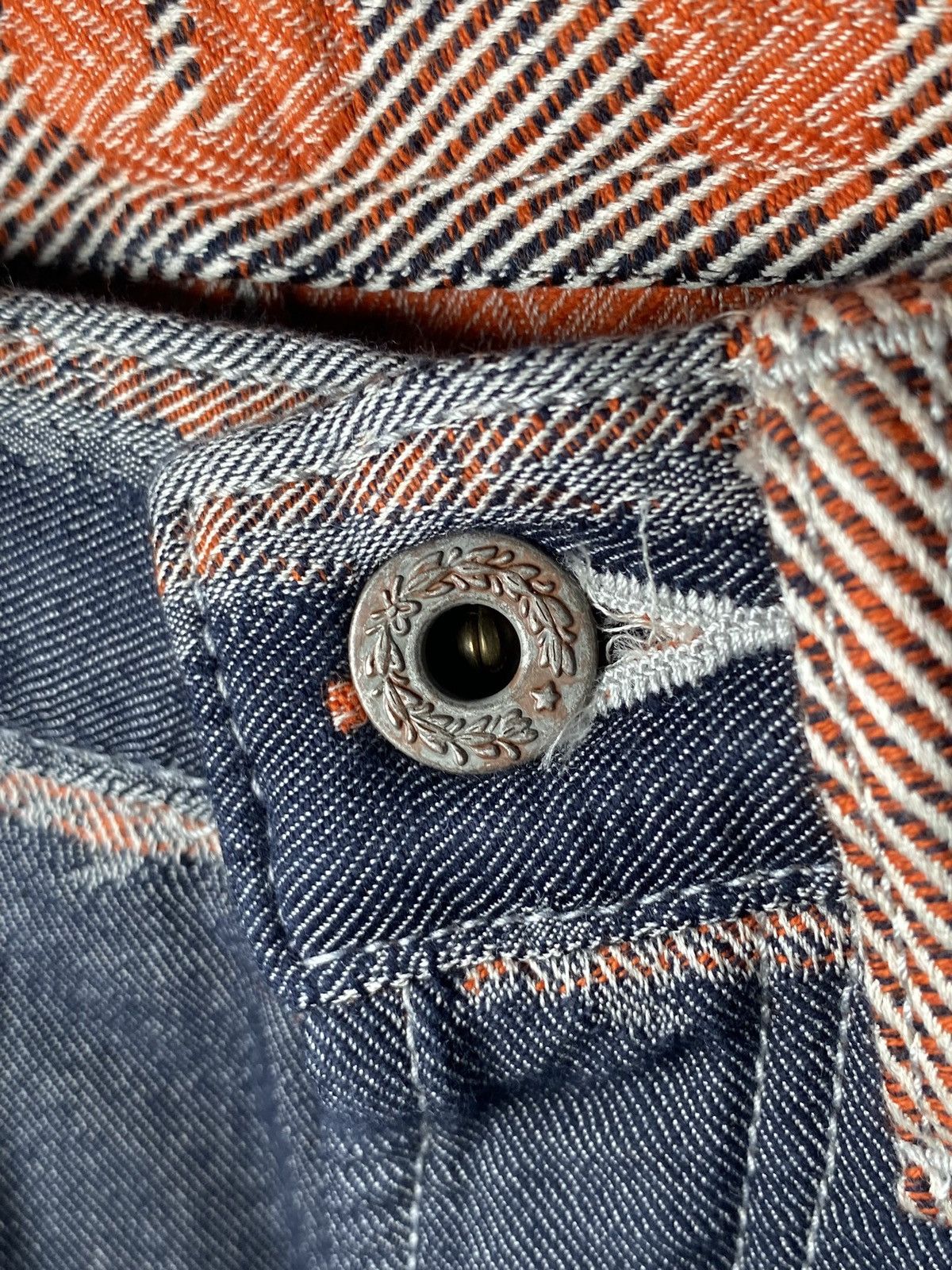 Issey Miyake Issey Miyake Grey/Orange Jeans Size US 29 - 3 Thumbnail