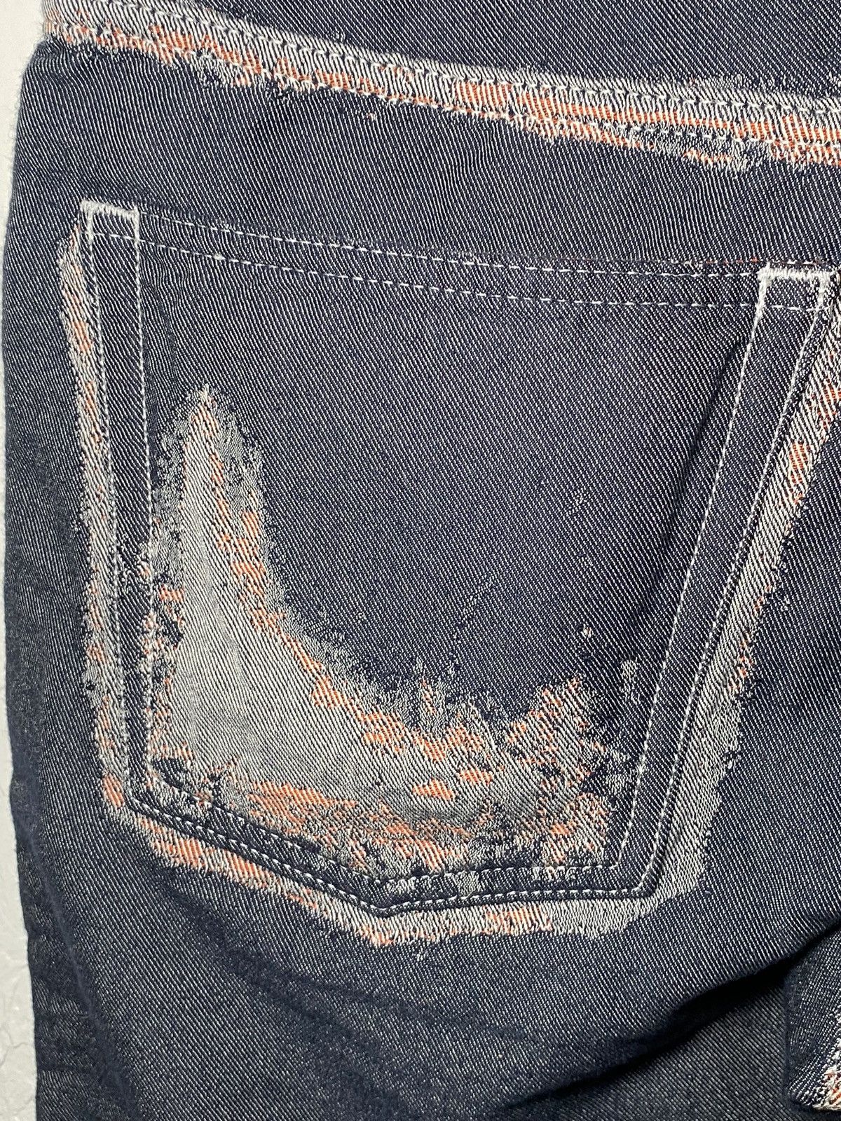 Issey Miyake Issey Miyake Grey/Orange Jeans Size US 29 - 10 Thumbnail